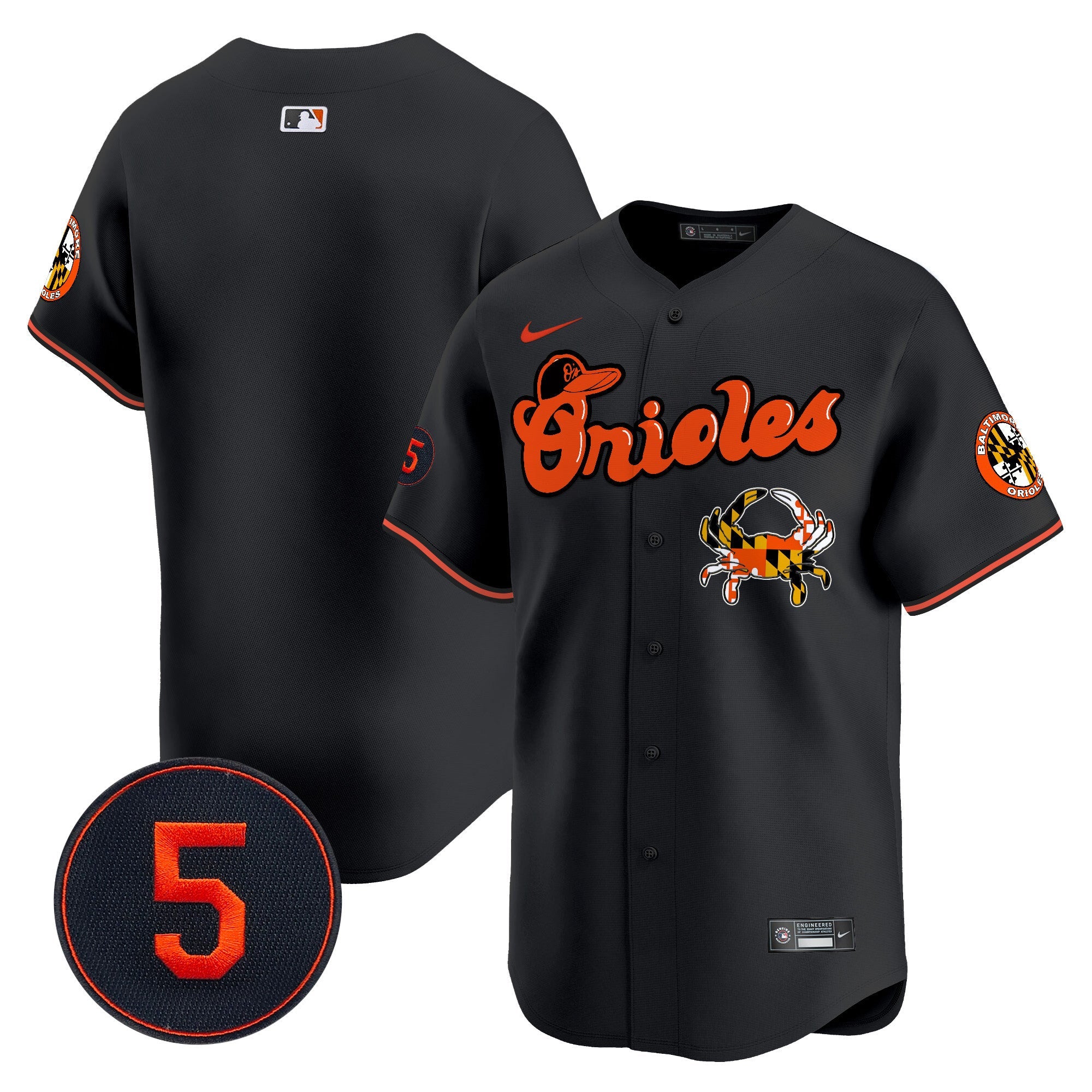 Men’s Baltimore Robinson Patch Vapor Premier Limited Jersey V6