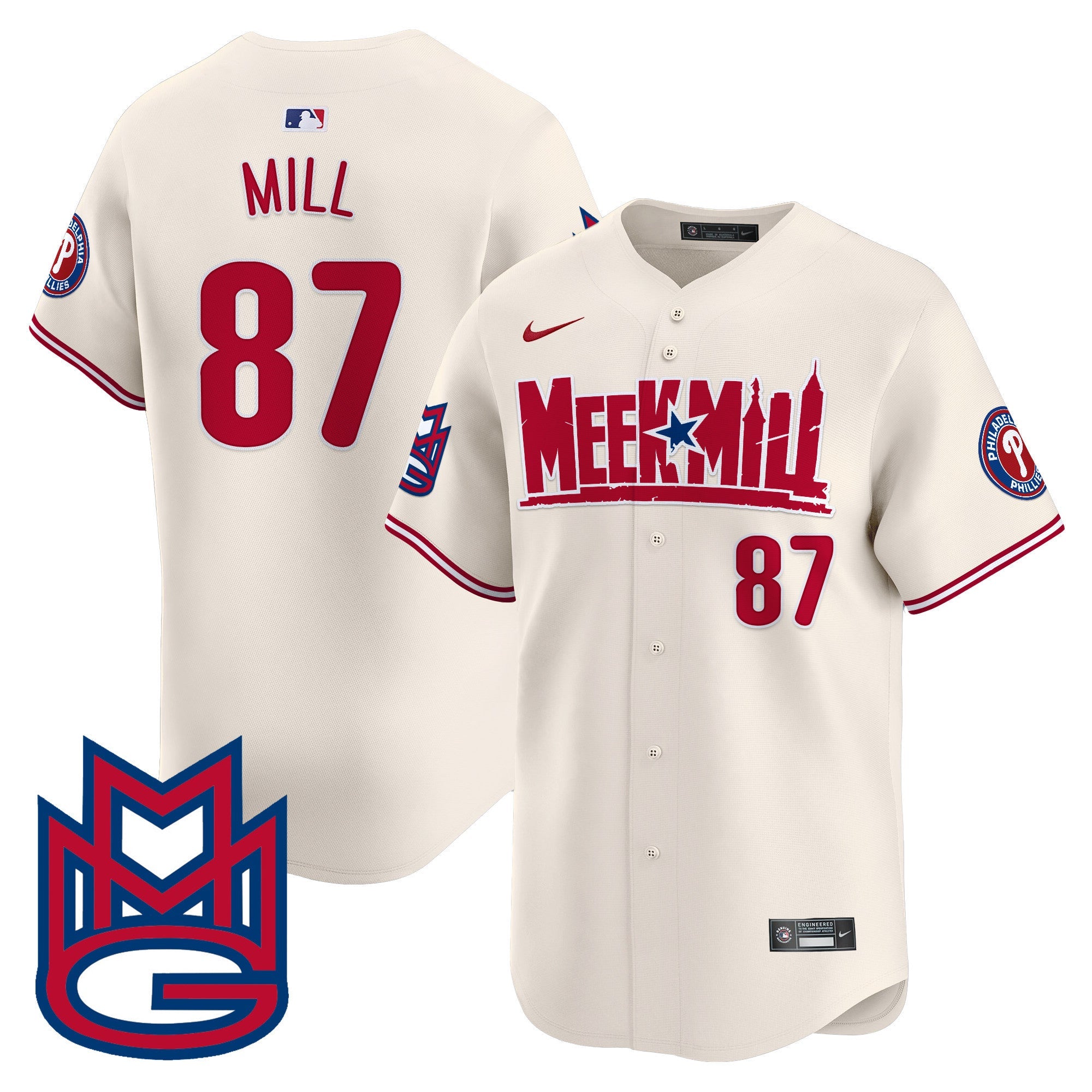 Men’s Meek Mill Vapor Premier Limited Jersey