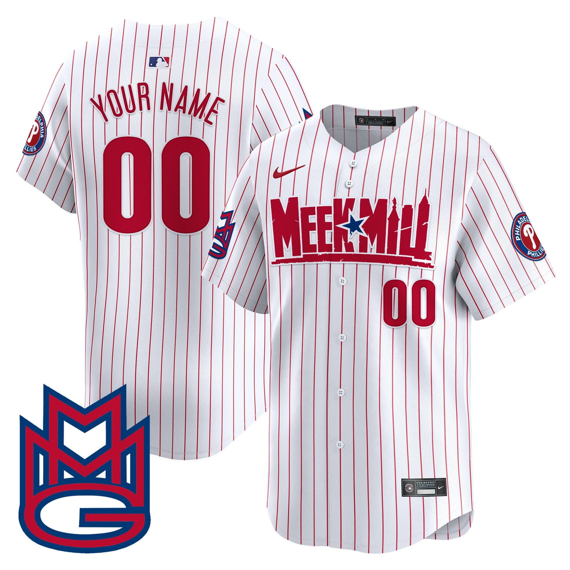 Meek Mill Vapor Premier Limited Custom Jersey