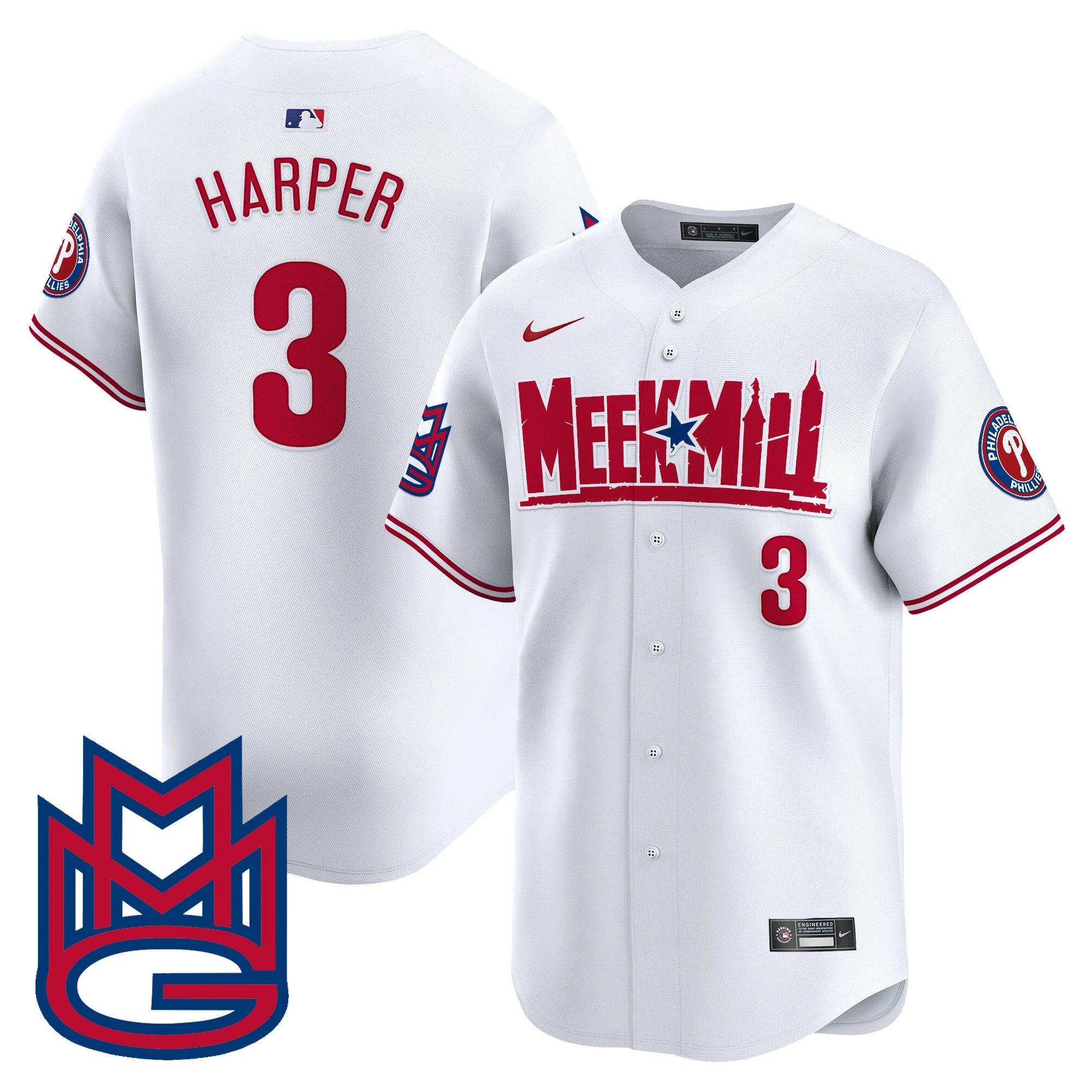 Men’s Meek Mill Vapor Premier Limited Jersey