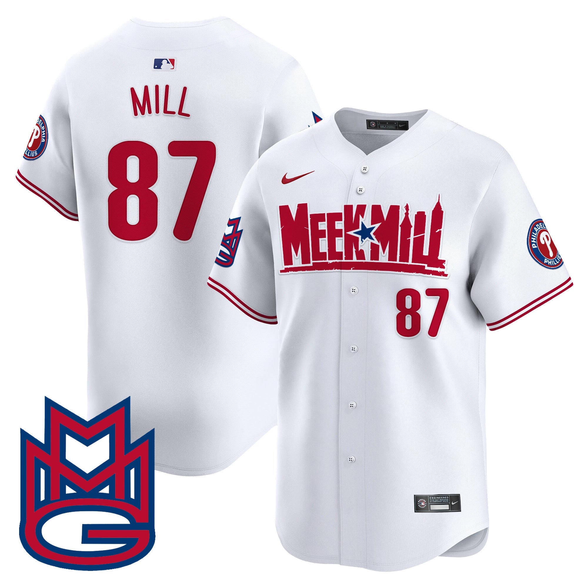 Men’s Meek Mill Vapor Premier Limited Jersey