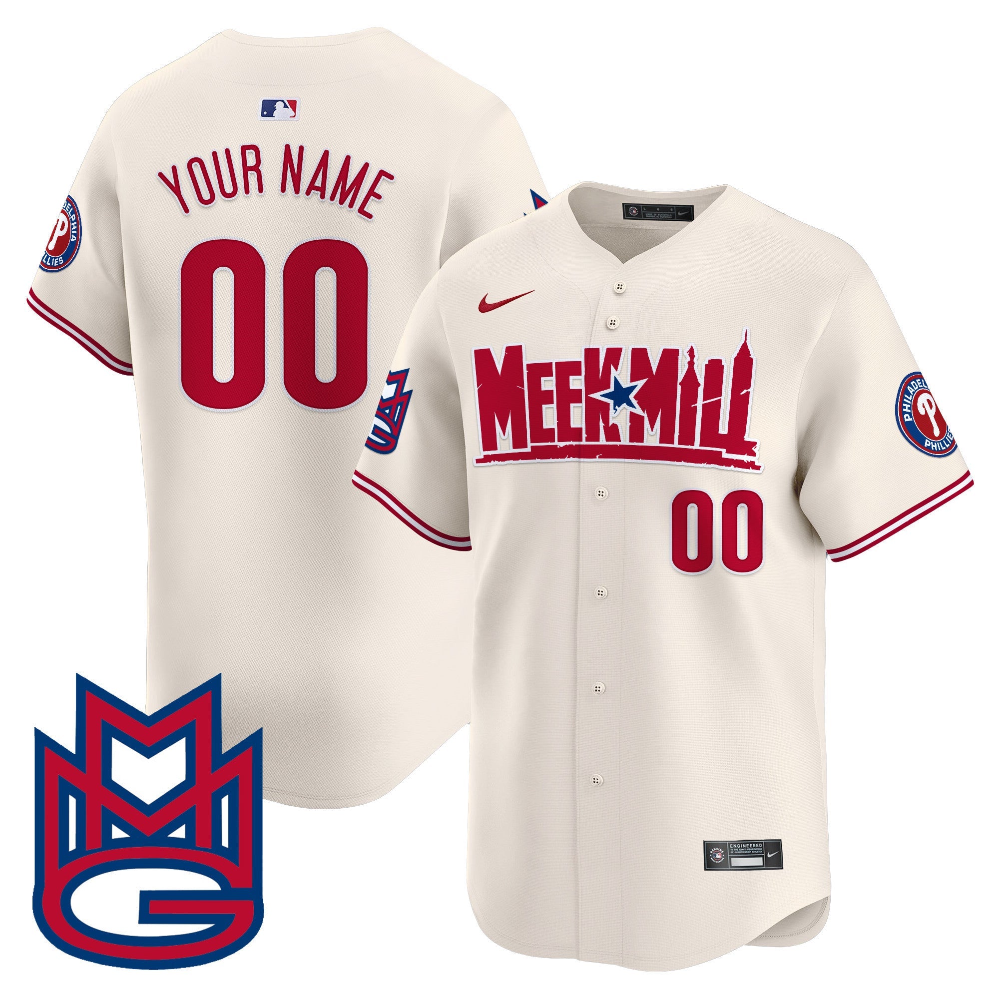 Meek Mill Vapor Premier Limited Custom Jersey