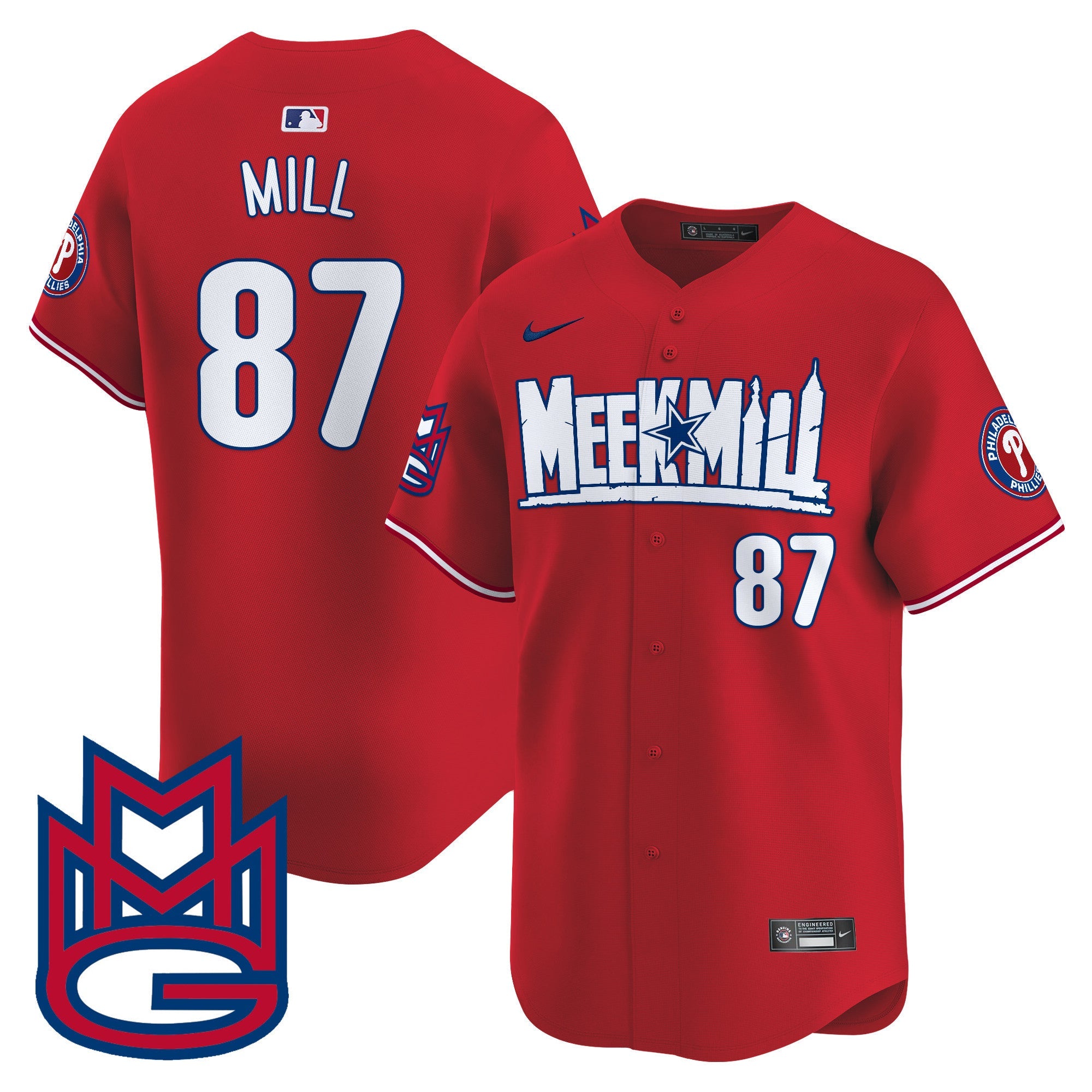 Men’s Meek Mill Vapor Premier Limited Jersey