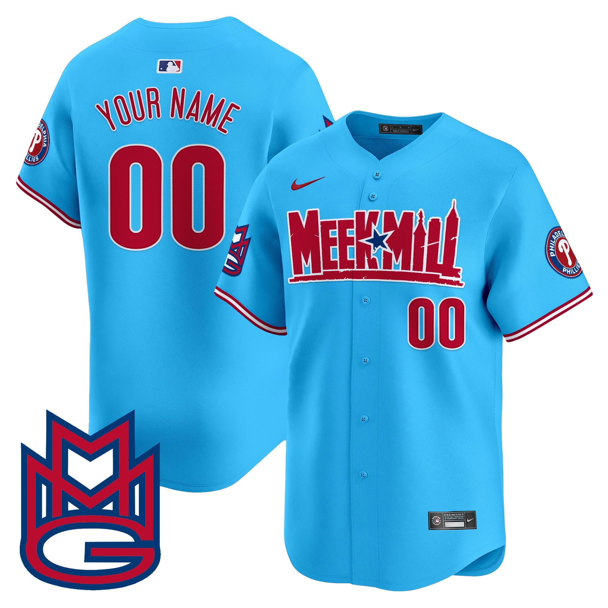 Meek Mill Vapor Premier Limited Custom Jersey
