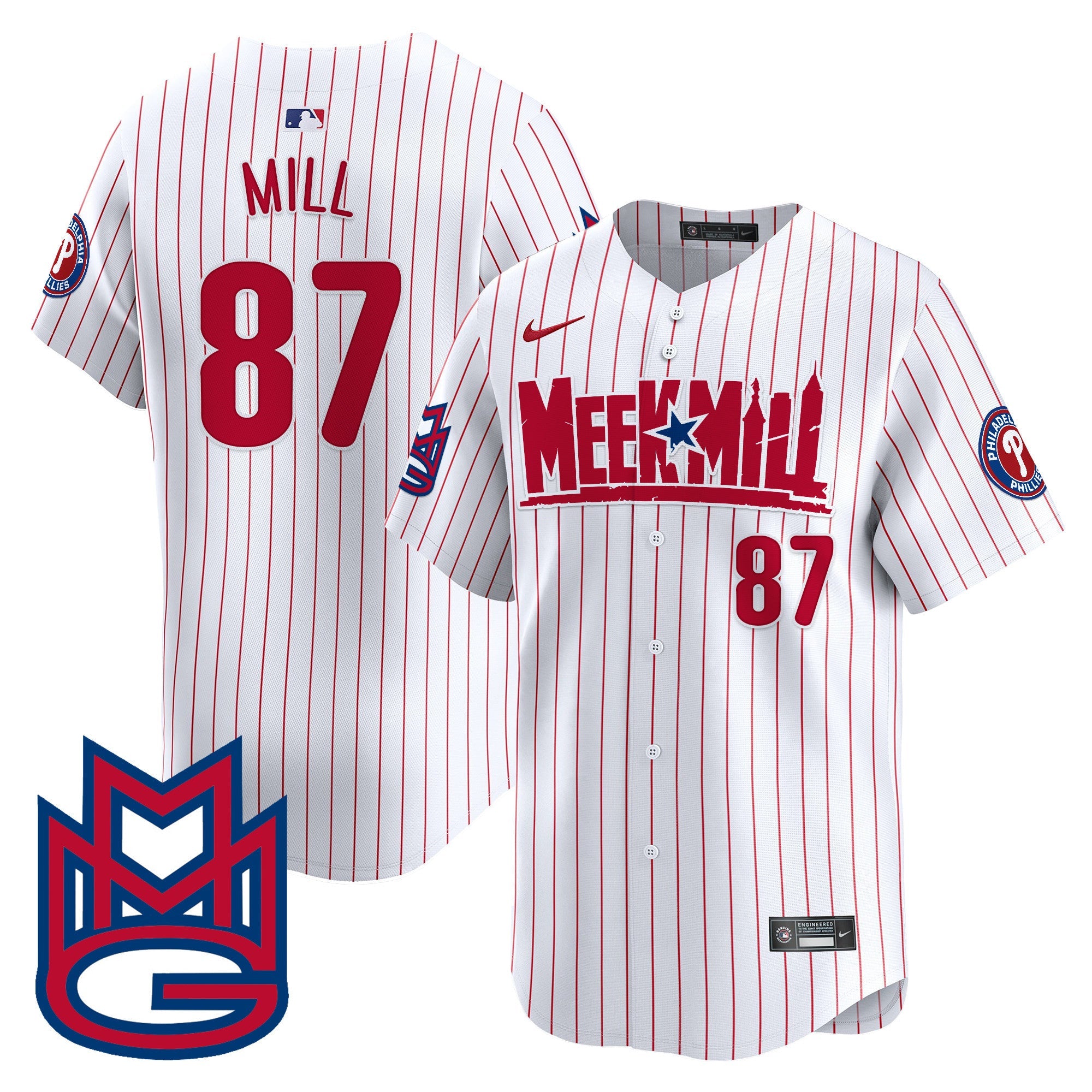 Men’s Meek Mill Vapor Premier Limited Jersey