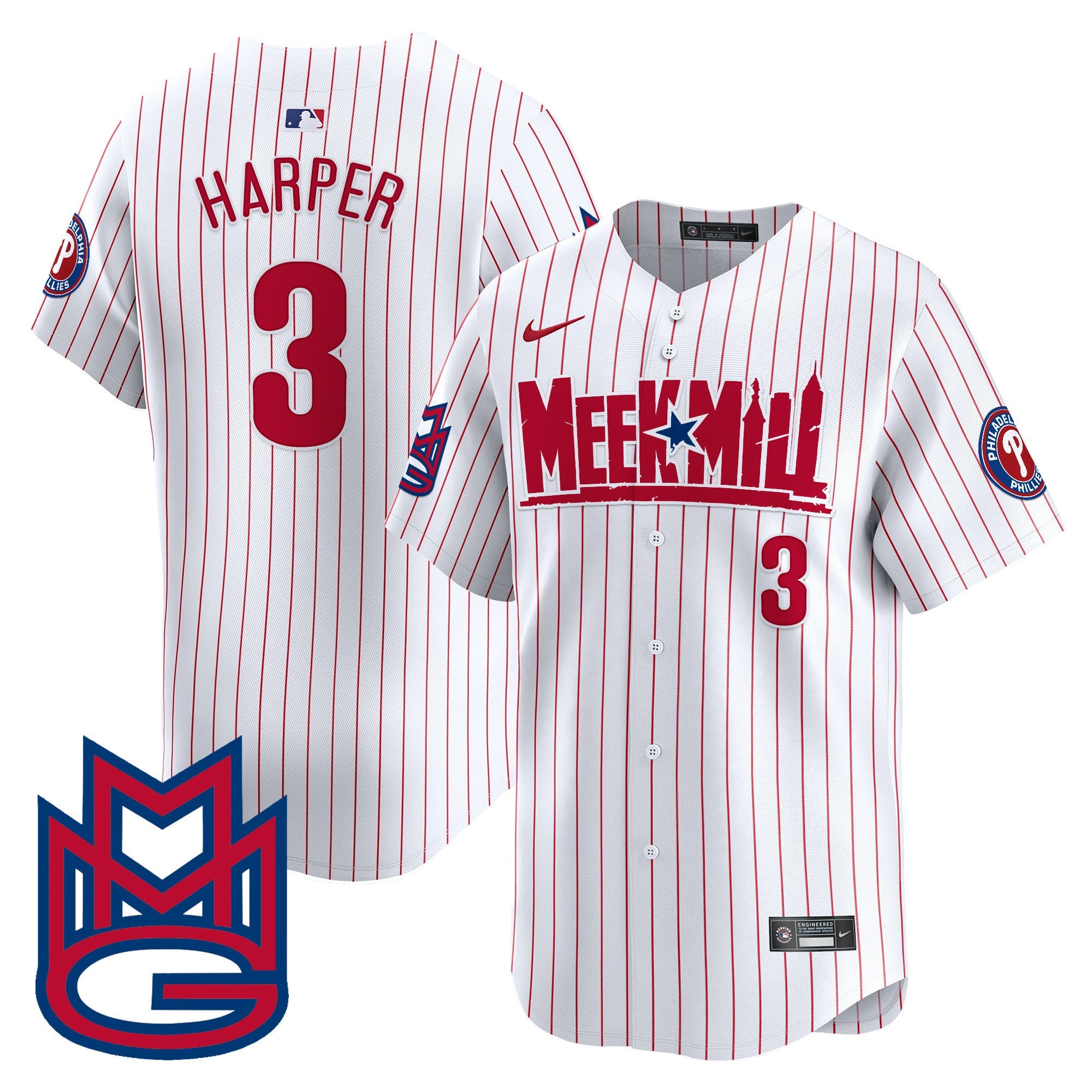Men’s Meek Mill Vapor Premier Limited Jersey