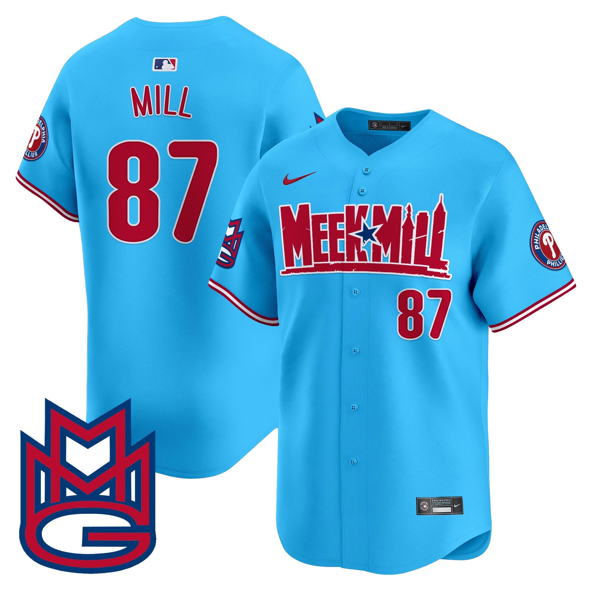 Men’s Meek Mill Vapor Premier Limited Jersey