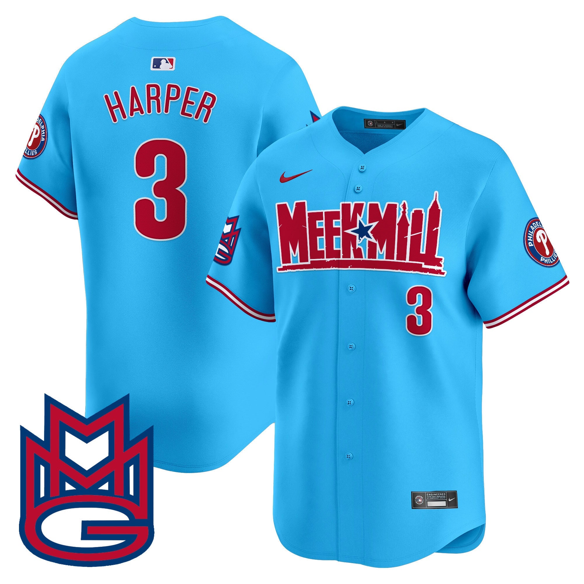 Men’s Meek Mill Vapor Premier Limited Jersey