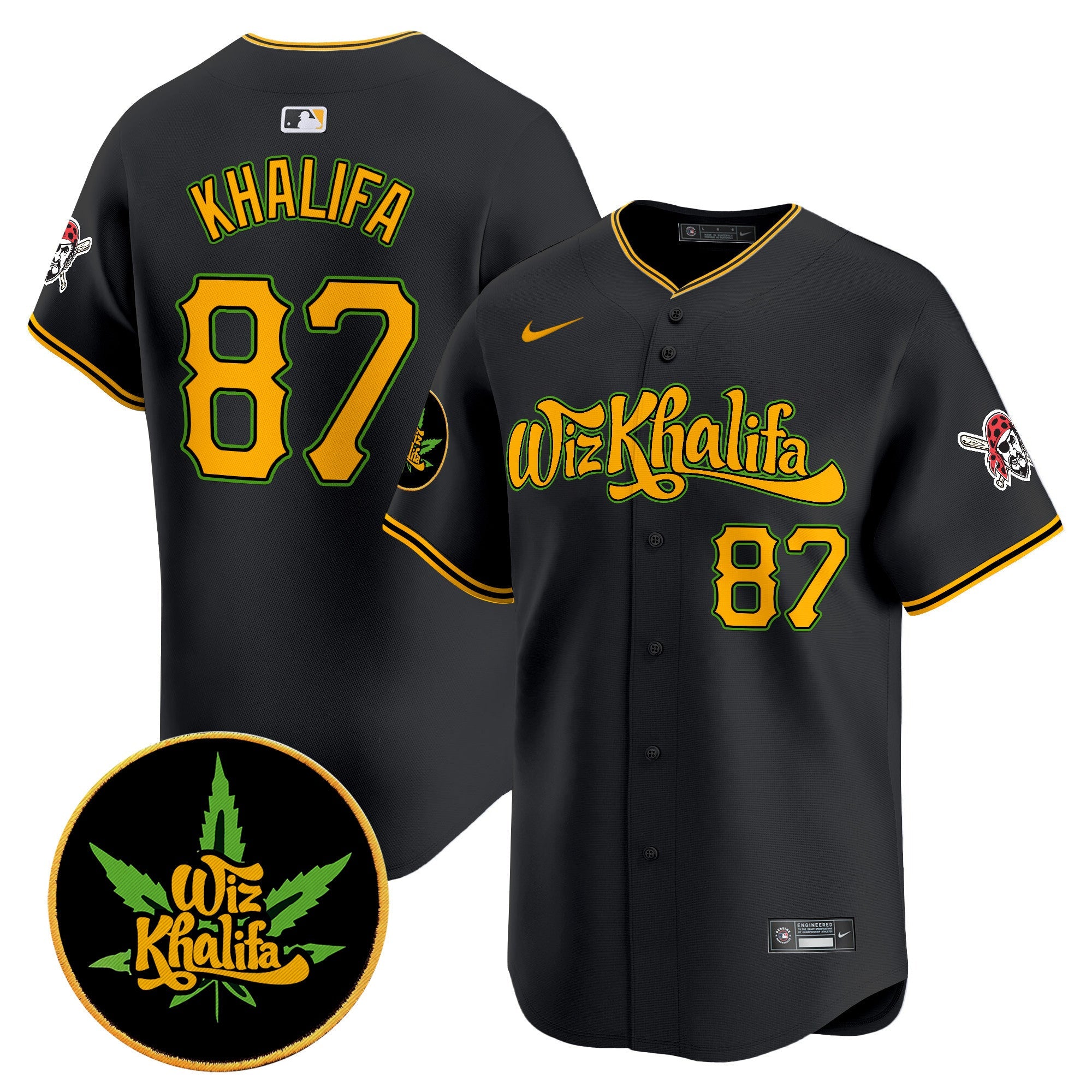 Men’s Pittsburgh Wiz Khalifa Vapor Premier Limited Jersey