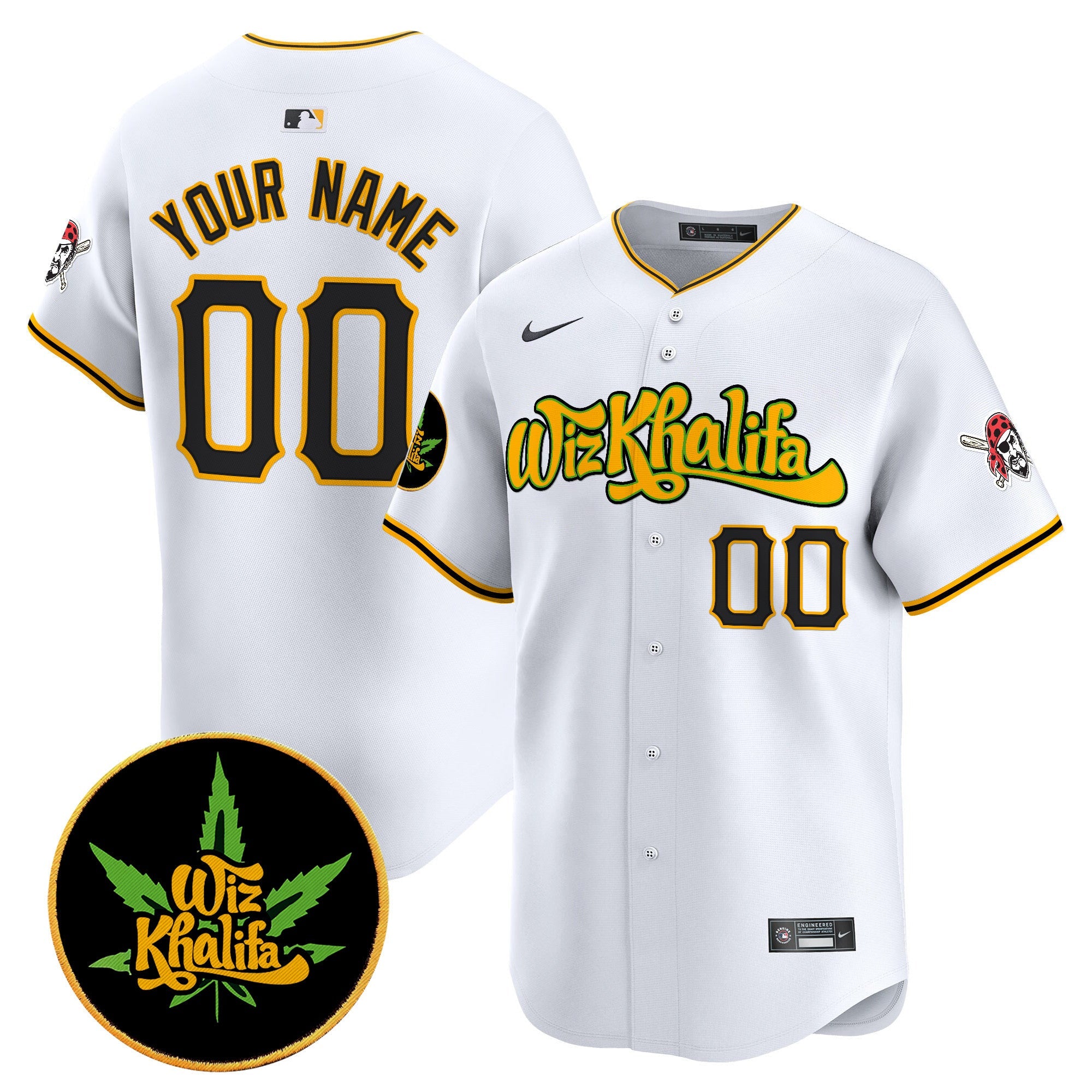 Pittsburgh Wiz Khalifa Vapor Premier Limited Custom Jersey