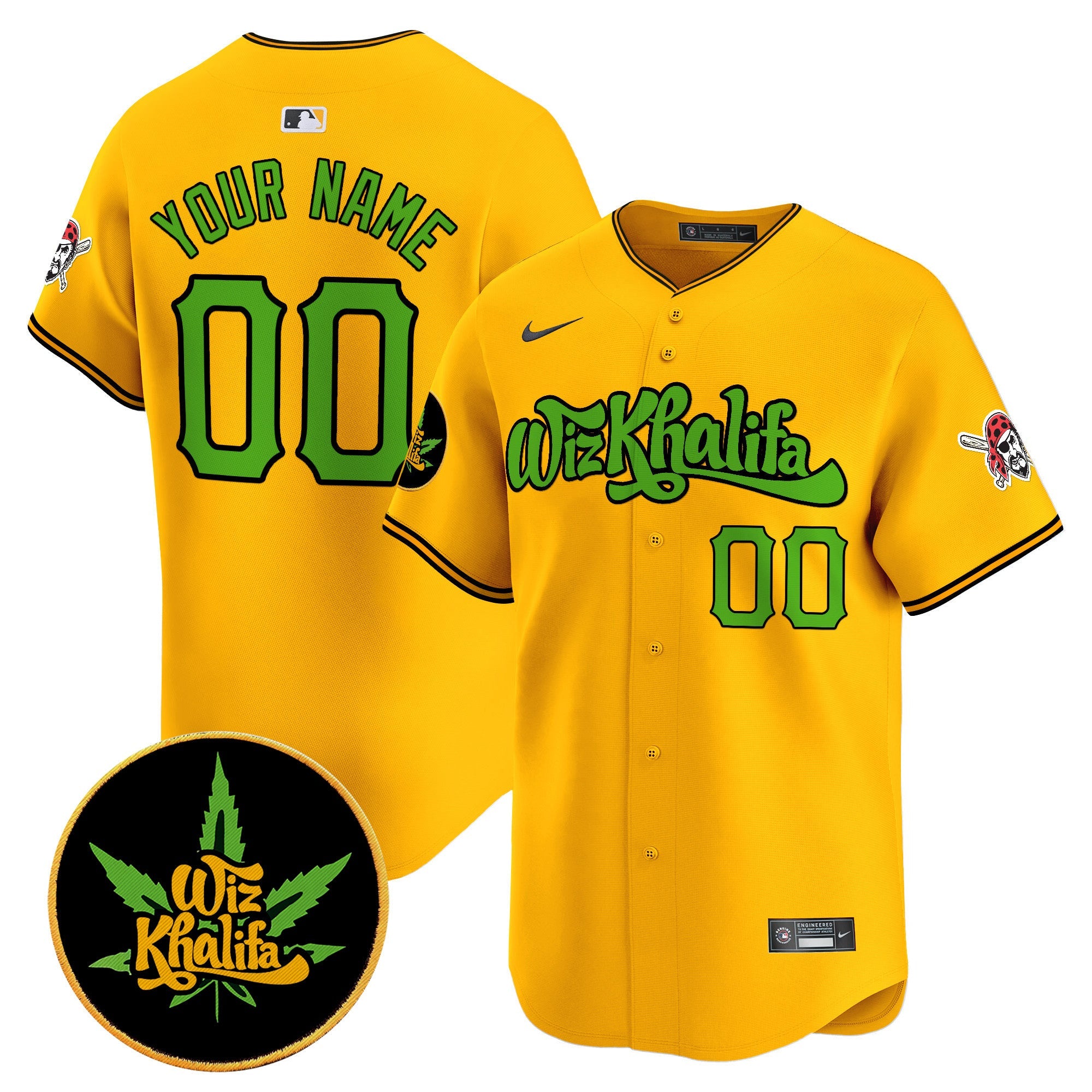 Pittsburgh Wiz Khalifa Vapor Premier Limited Custom Jersey