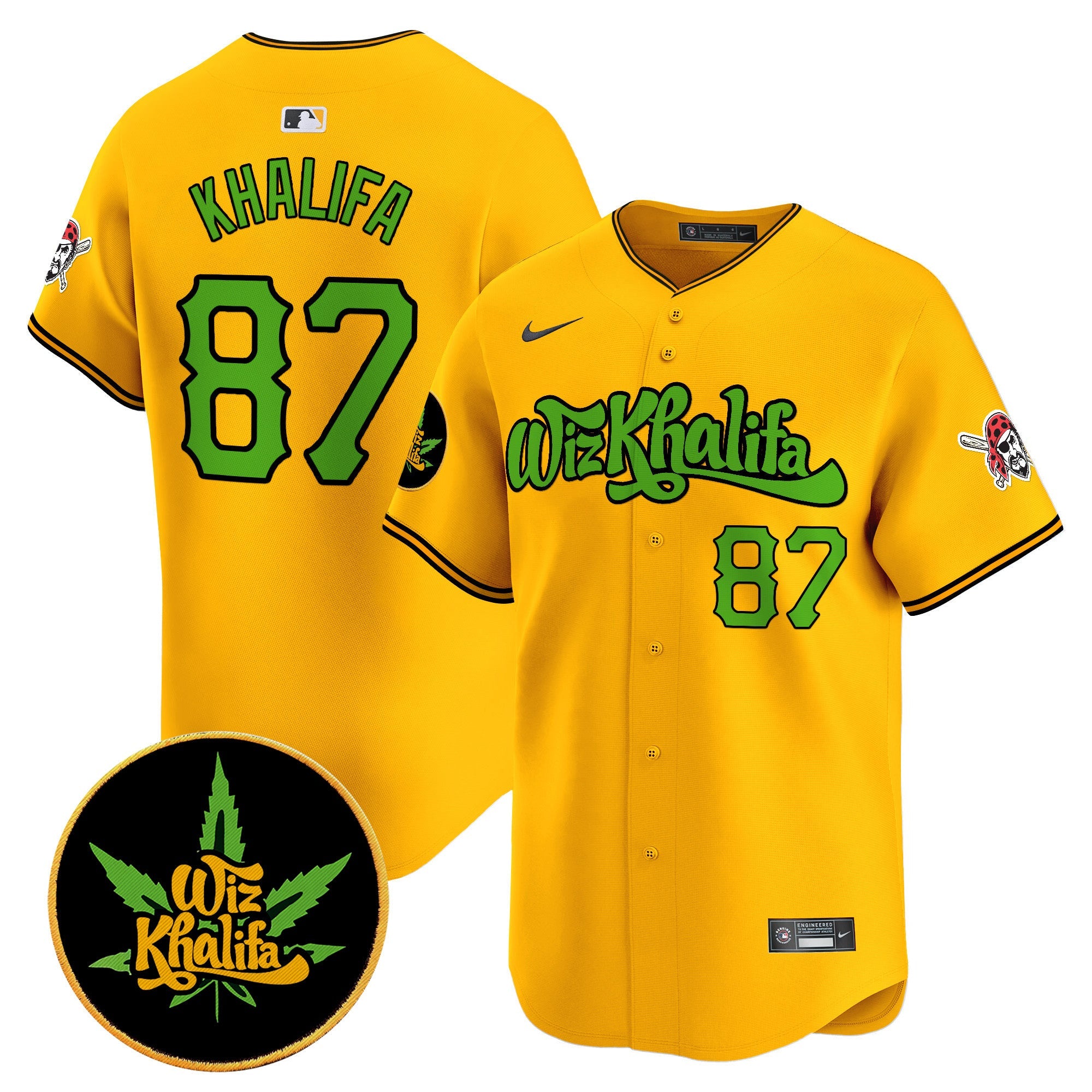 Men’s Pittsburgh Wiz Khalifa Vapor Premier Limited Jersey