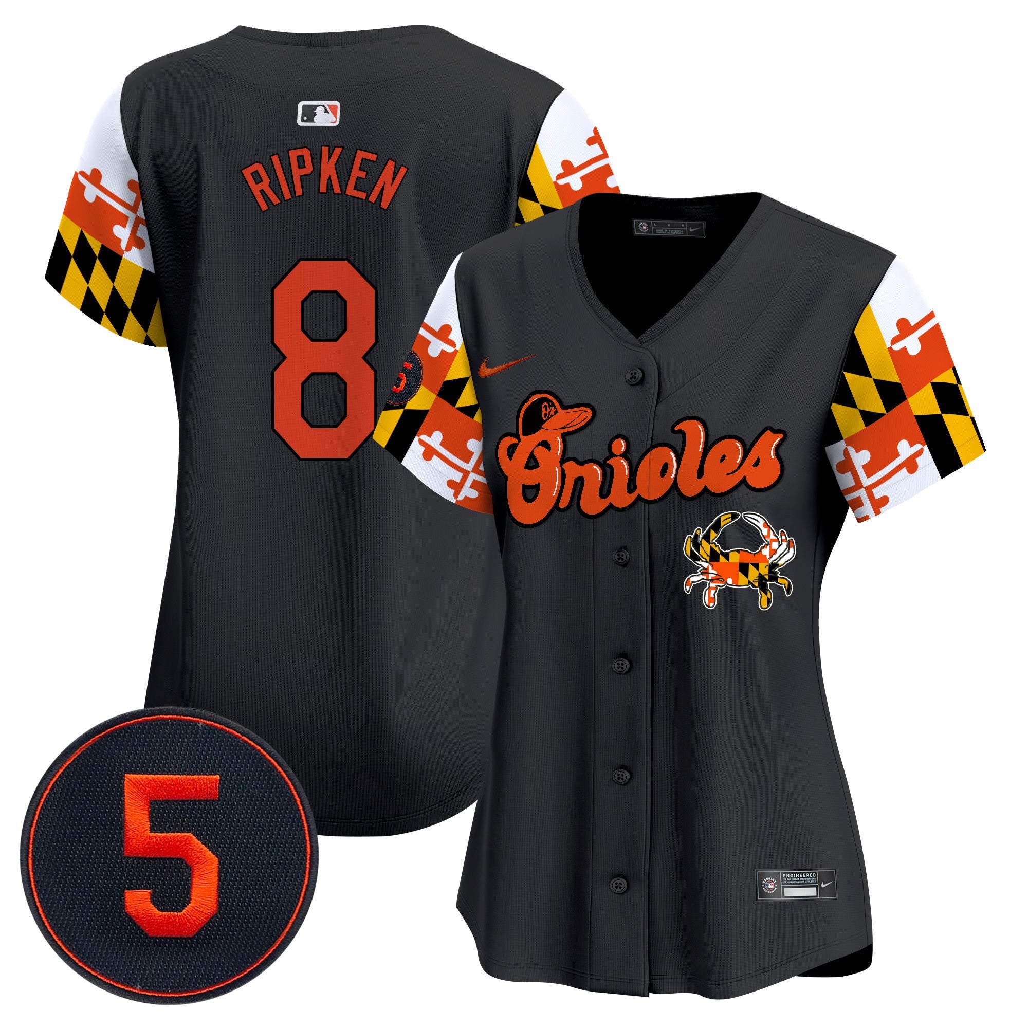 Women’s Baltimore Robinson Patch Vapor Premier Limited Jersey V7
