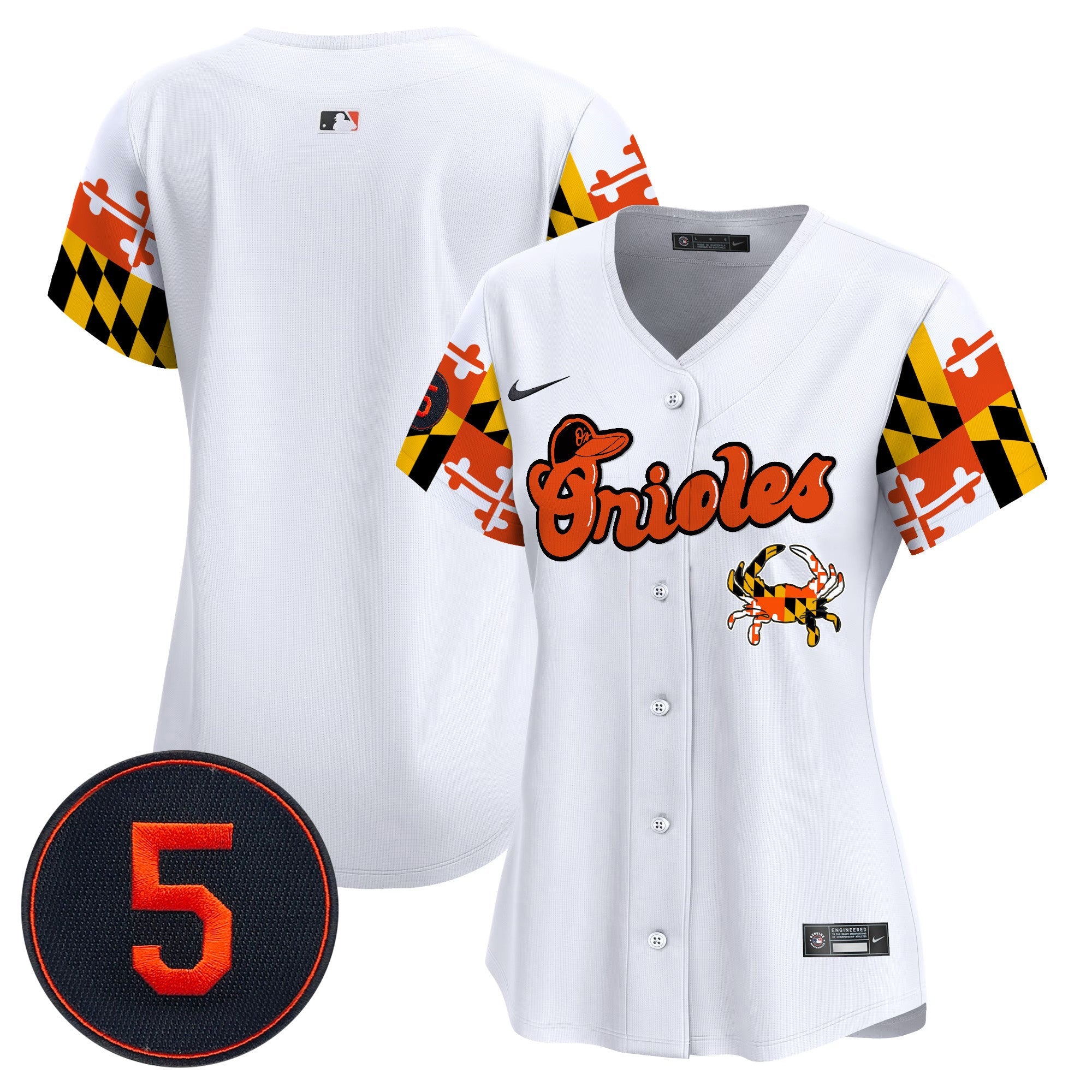 Women’s Baltimore Robinson Patch Vapor Premier Limited Jersey V7