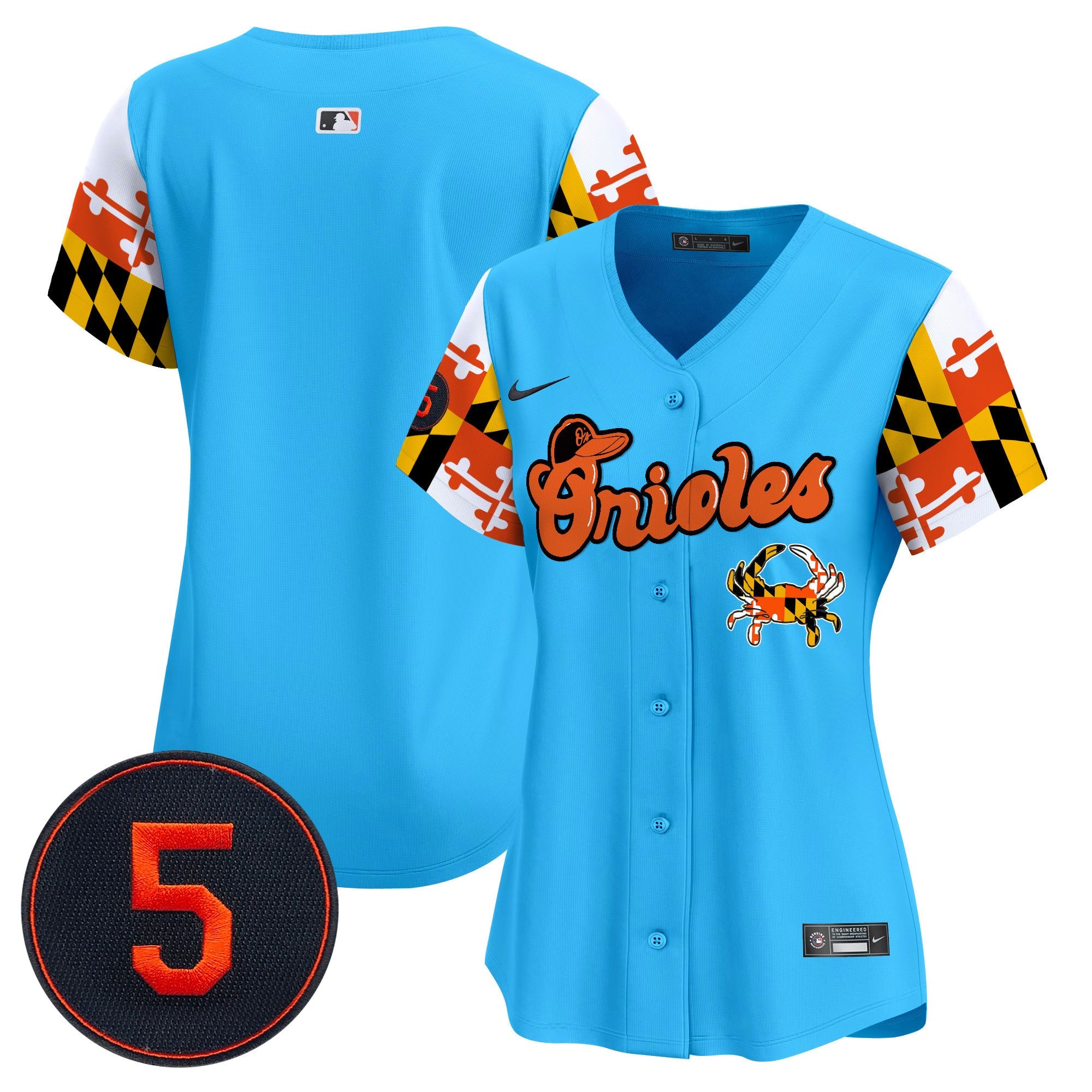 Women’s Baltimore Robinson Patch Vapor Premier Limited Jersey V7
