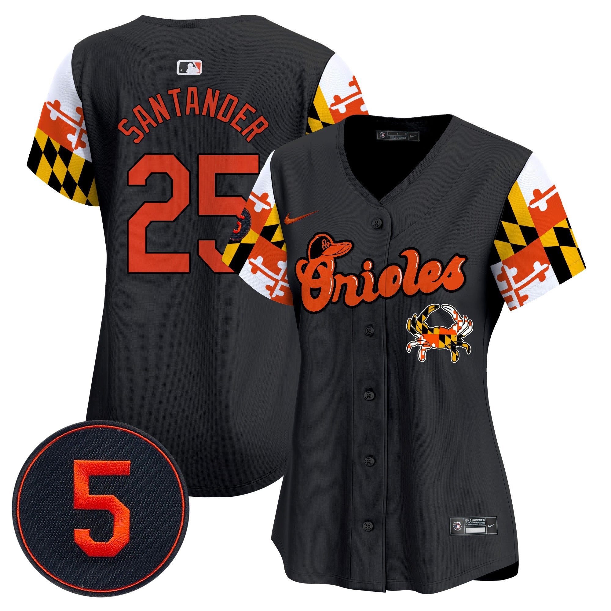 Women’s Baltimore Robinson Patch Vapor Premier Limited Jersey V7