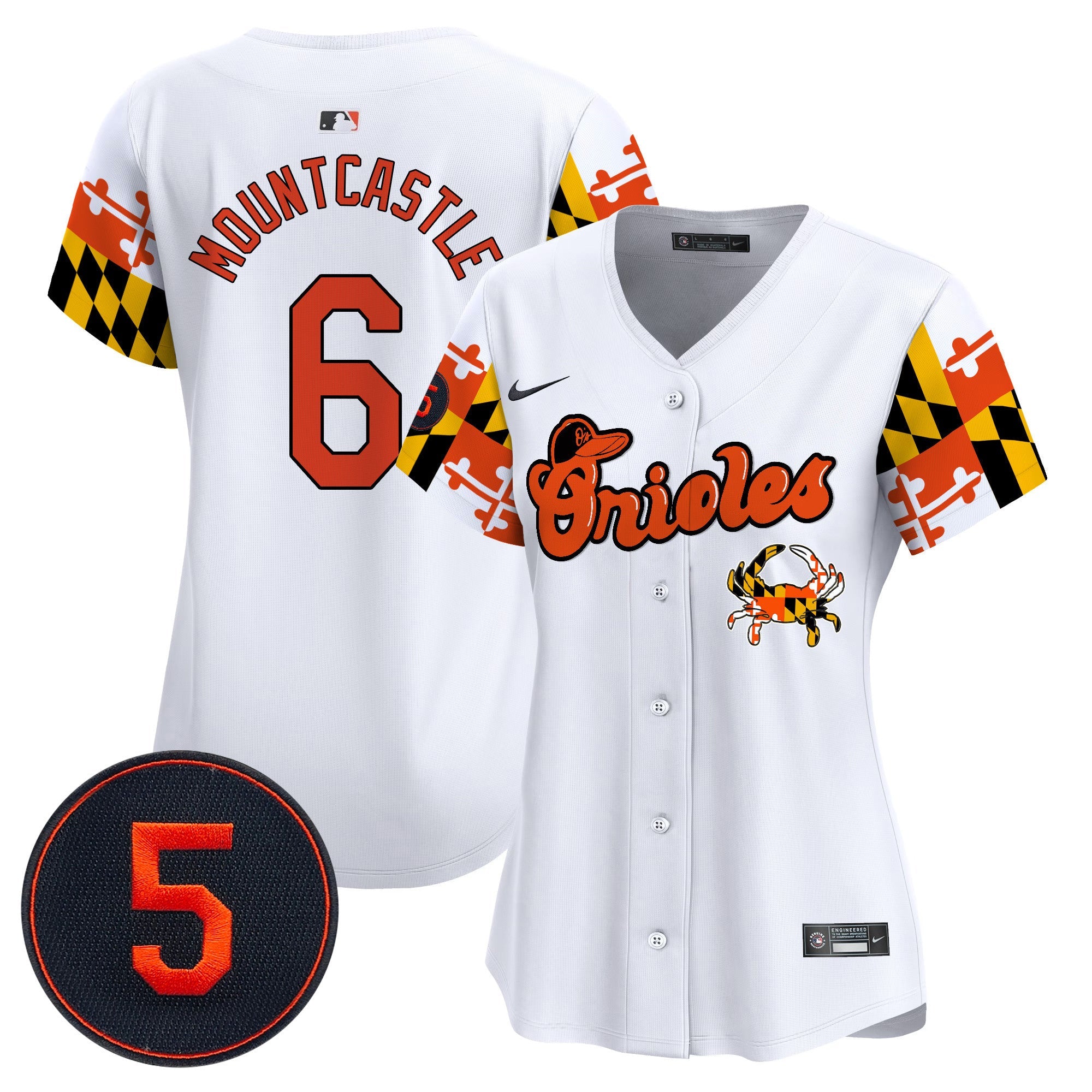 Women’s Baltimore Robinson Patch Vapor Premier Limited Jersey V7
