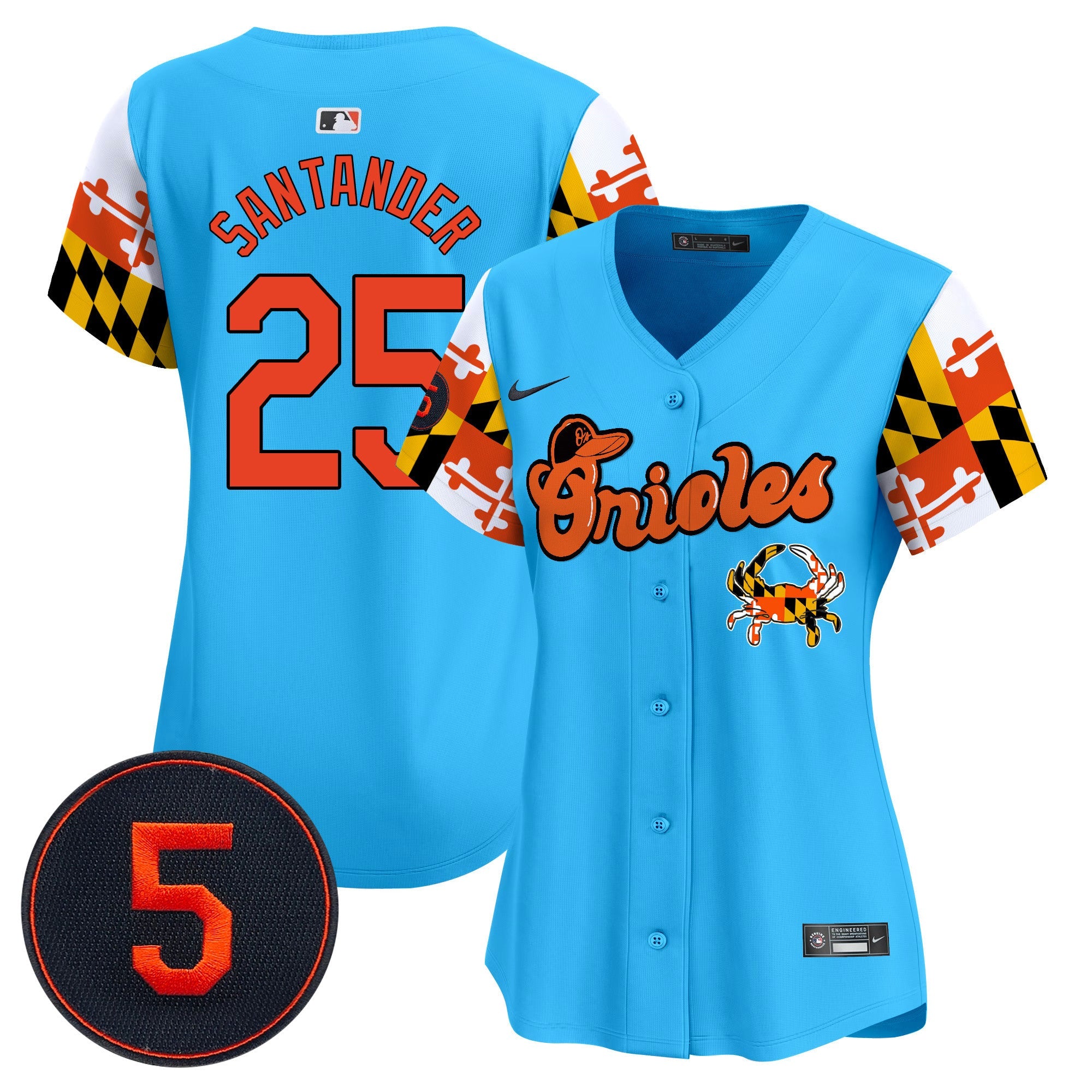 Women’s Baltimore Robinson Patch Vapor Premier Limited Jersey V7