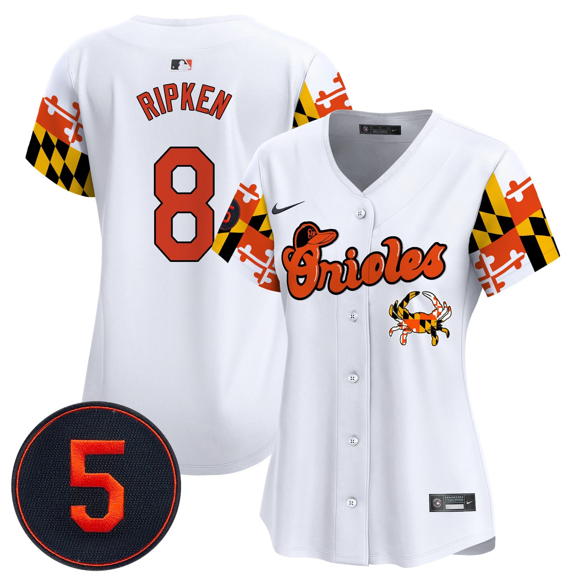 Women’s Baltimore Robinson Patch Vapor Premier Limited Jersey V7