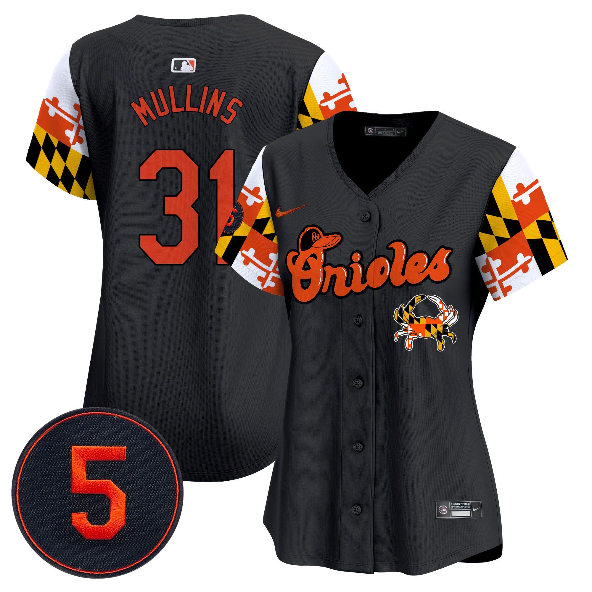 Women’s Baltimore Robinson Patch Vapor Premier Limited Jersey V7