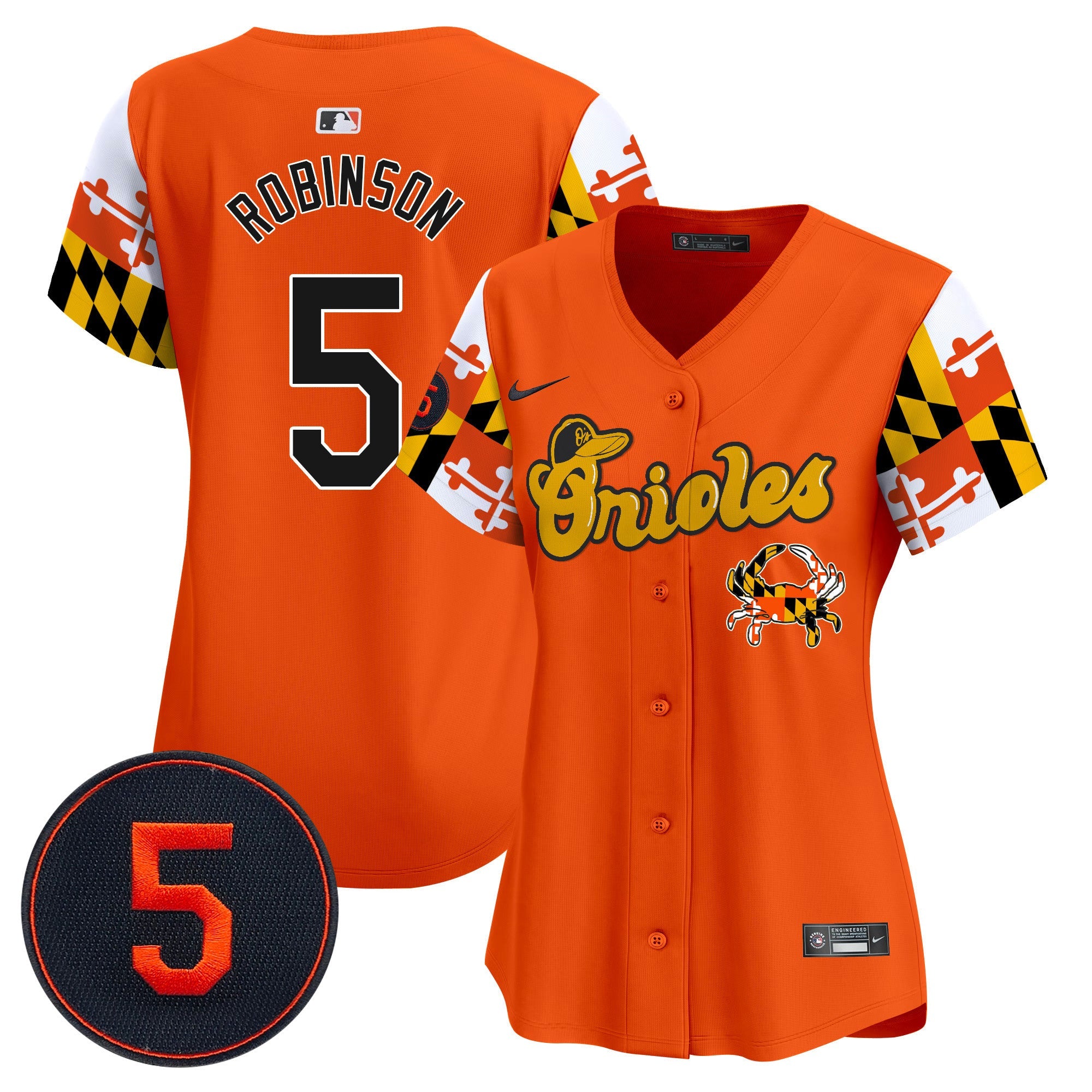 Women’s Baltimore Robinson Patch Vapor Premier Limited Jersey V7
