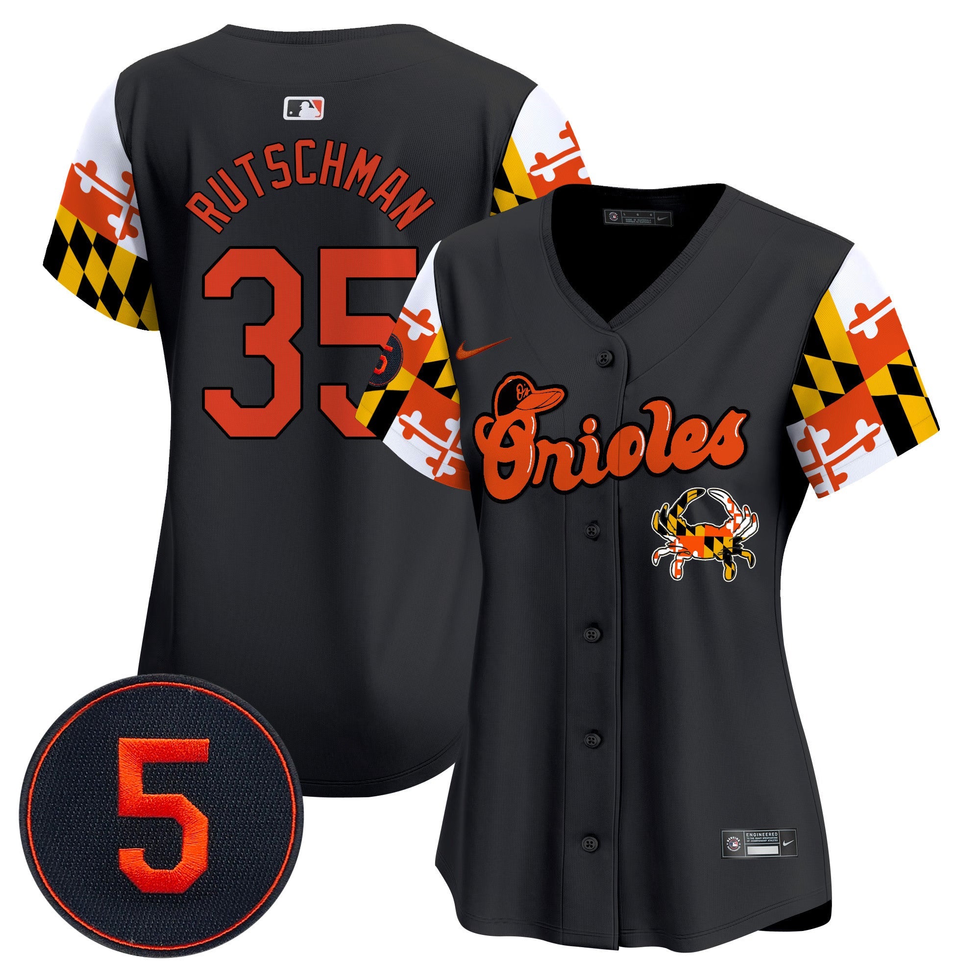Women’s Baltimore Robinson Patch Vapor Premier Limited Jersey V7