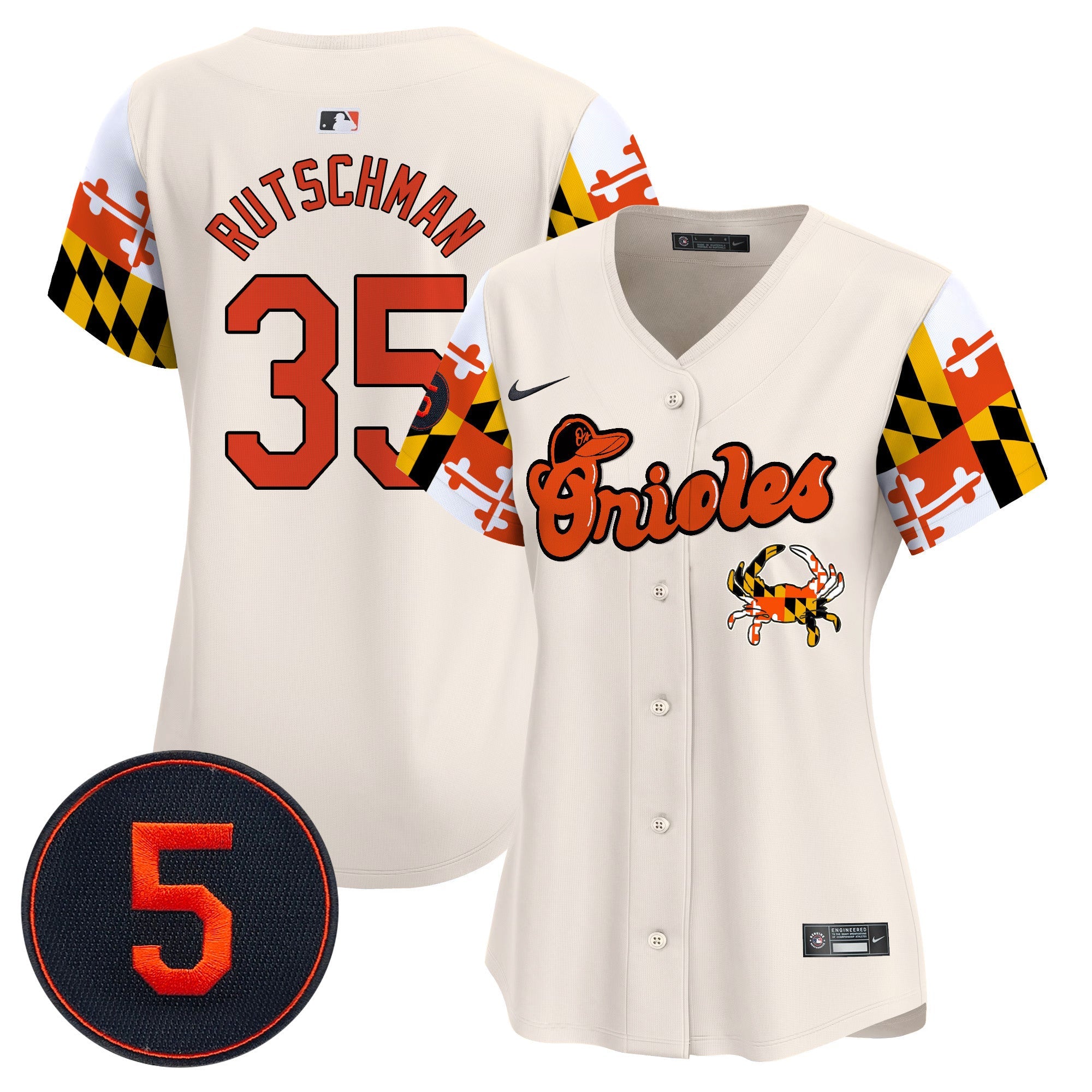 Women’s Baltimore Robinson Patch Vapor Premier Limited Jersey V7