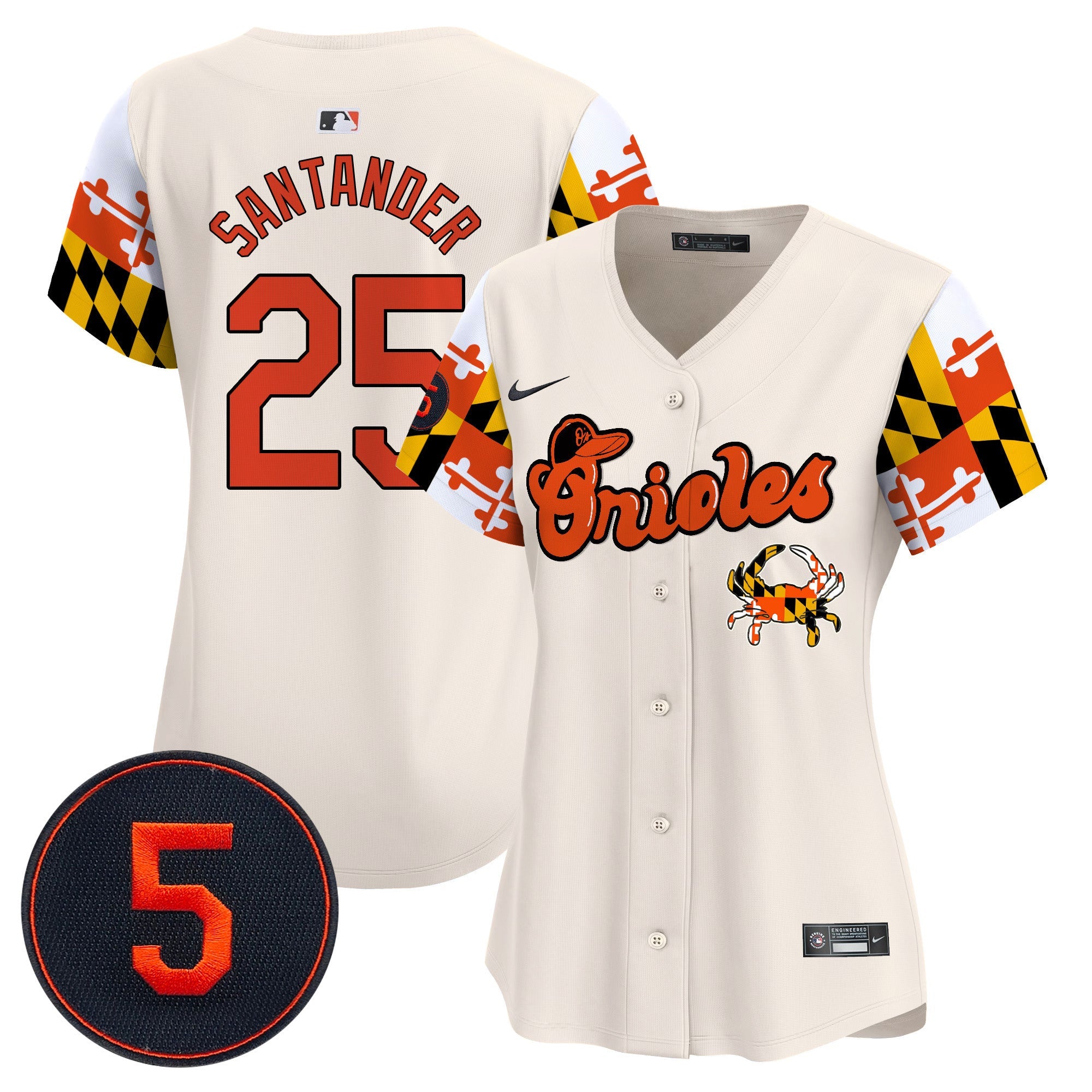 Women’s Baltimore Robinson Patch Vapor Premier Limited Jersey V7