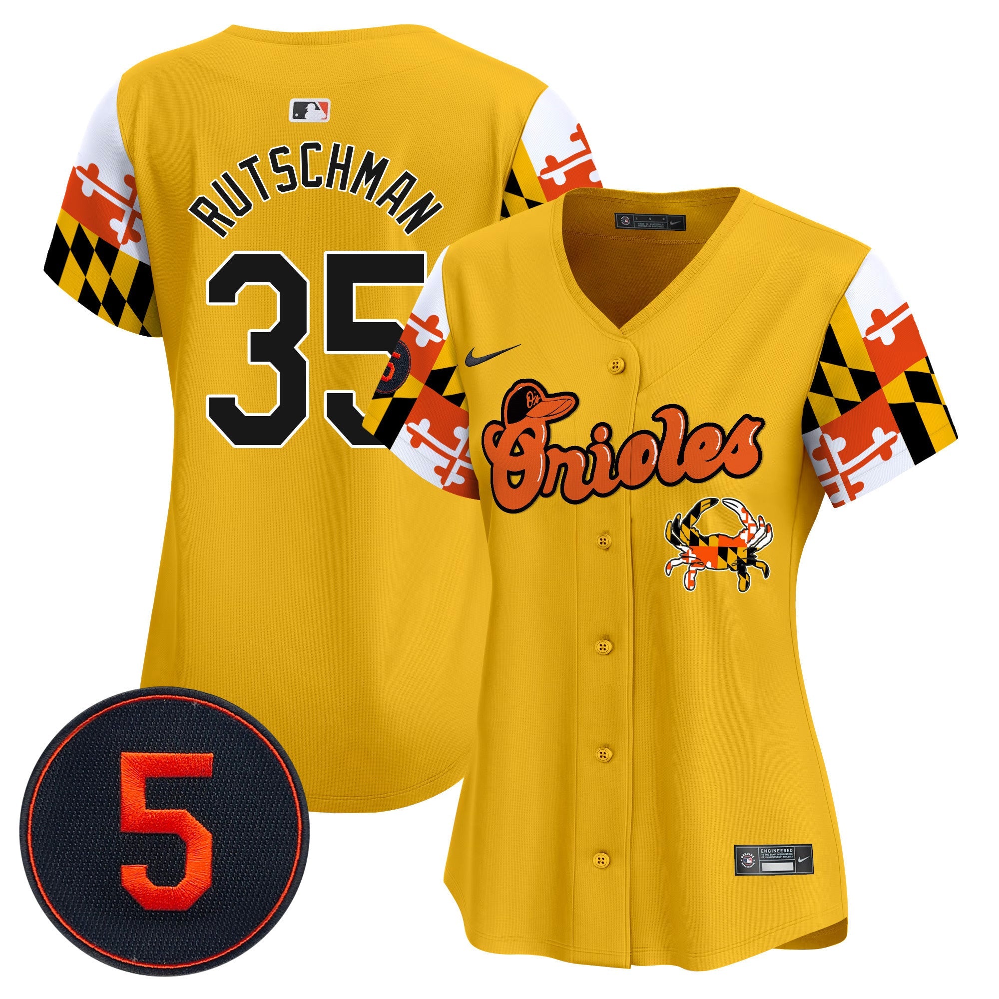 Women’s Baltimore Robinson Patch Vapor Premier Limited Jersey V7