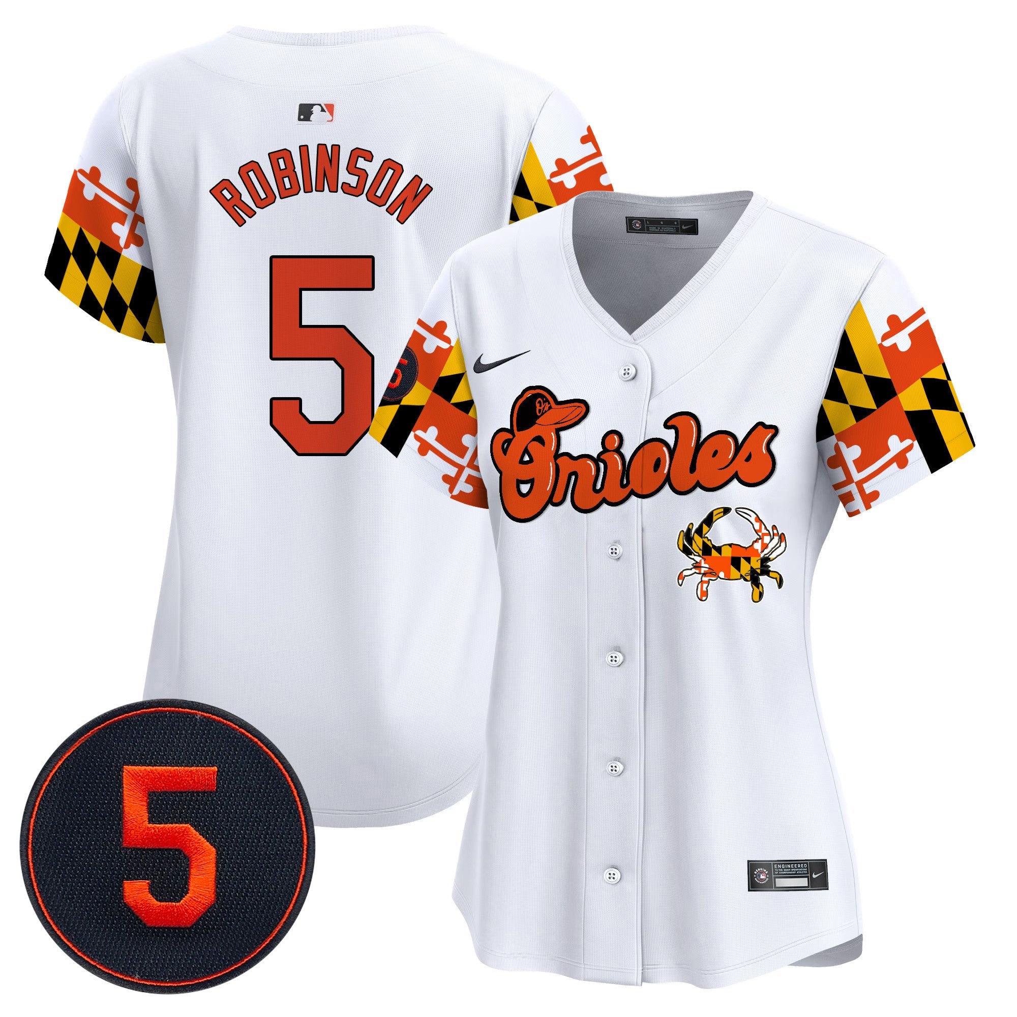 Women’s Baltimore Robinson Patch Vapor Premier Limited Jersey V7