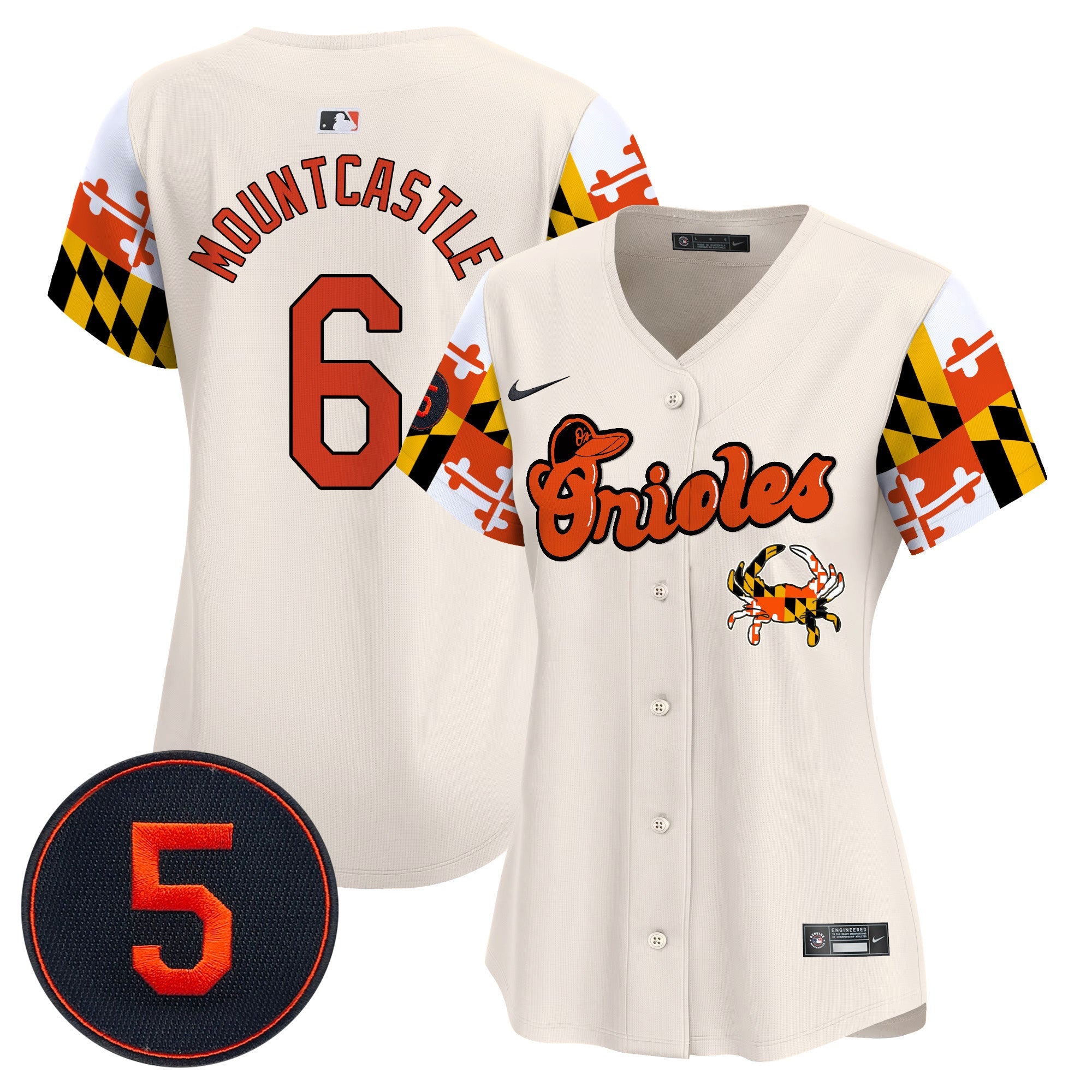 Women’s Baltimore Robinson Patch Vapor Premier Limited Jersey V7