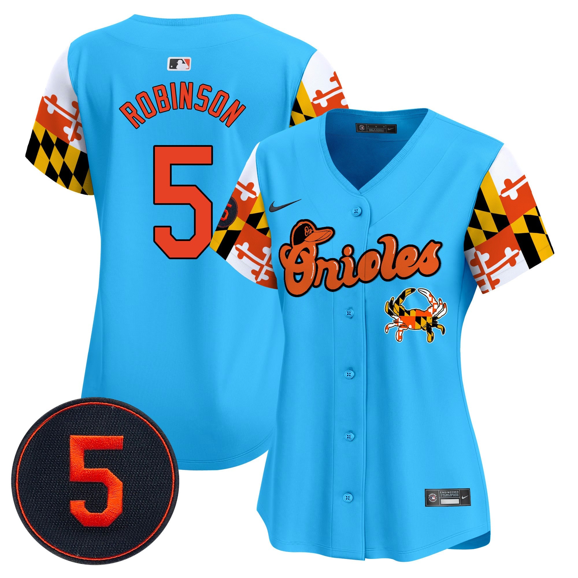 Women’s Baltimore Robinson Patch Vapor Premier Limited Jersey V7