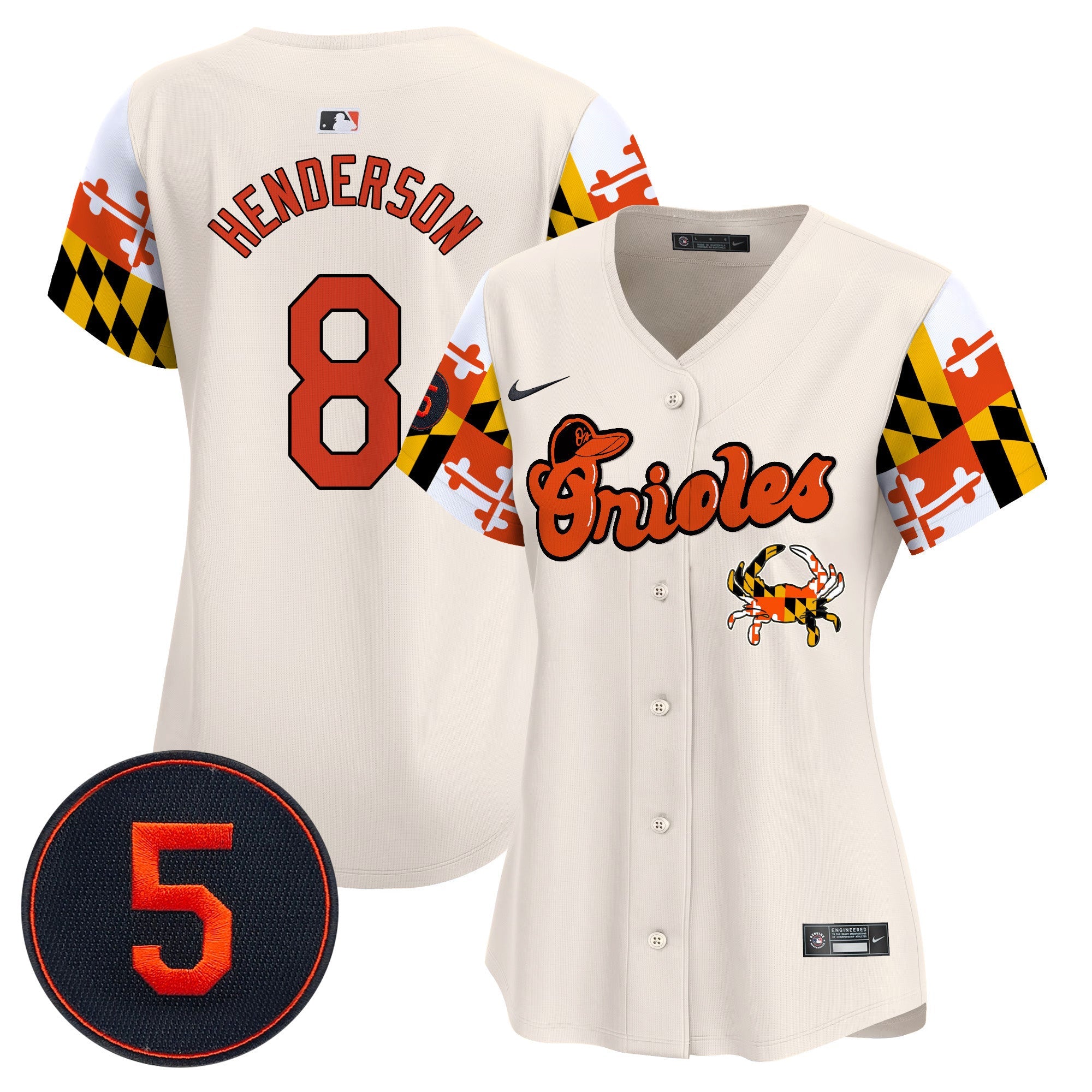Women’s Baltimore Robinson Patch Vapor Premier Limited Jersey V7