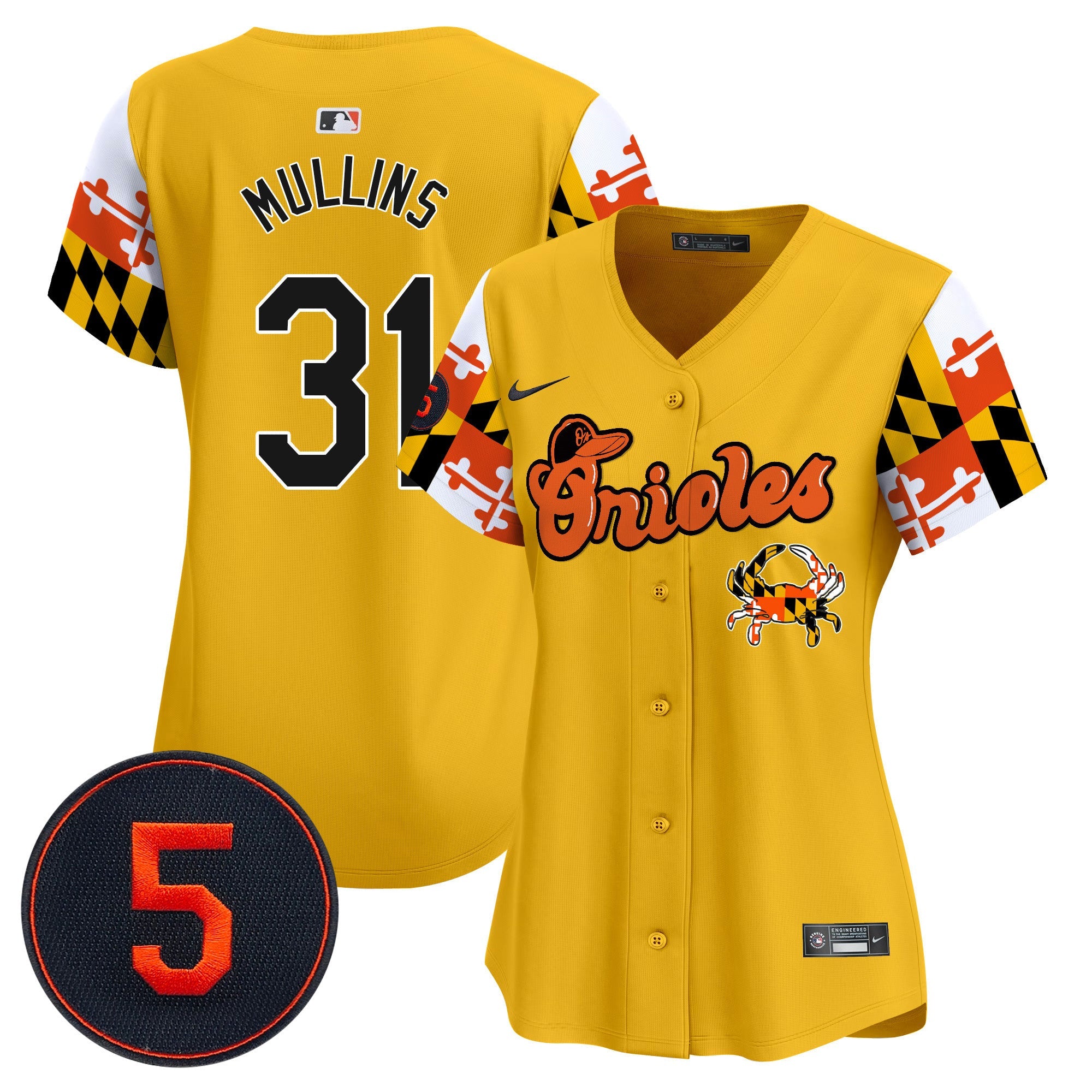 Women’s Baltimore Robinson Patch Vapor Premier Limited Jersey V7