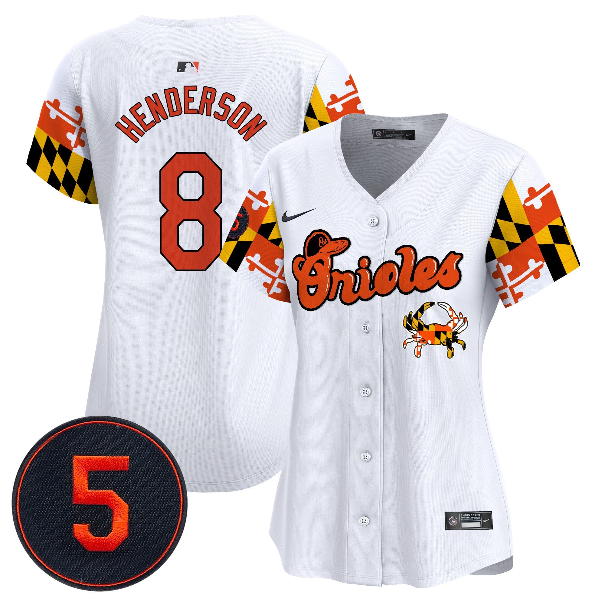 Women’s Baltimore Robinson Patch Vapor Premier Limited Jersey V7