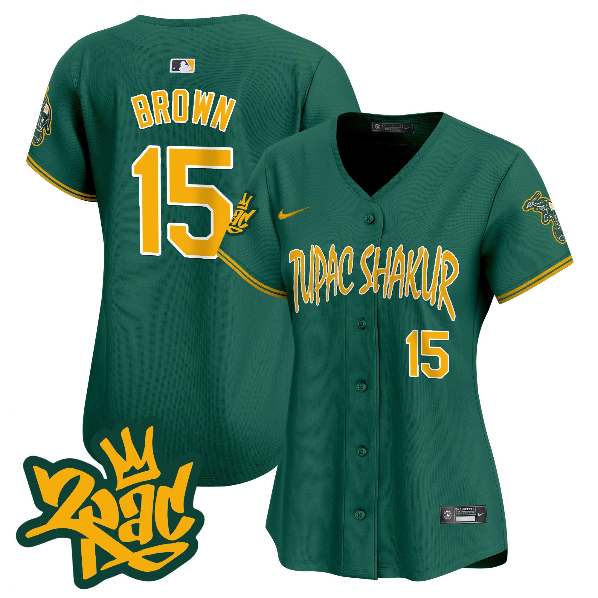 Women’s Oakland Tupac Shakur Vapor Premier Limited Jersey