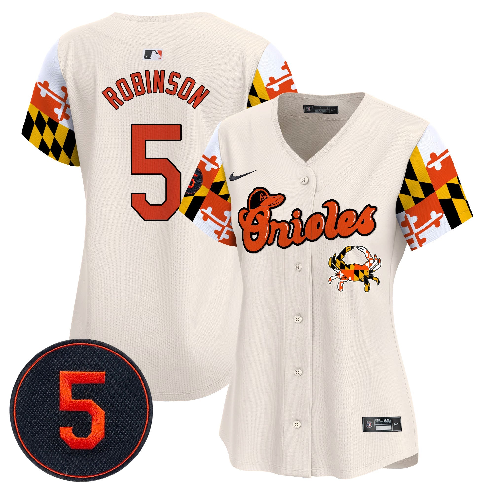 Women’s Baltimore Robinson Patch Vapor Premier Limited Jersey V7