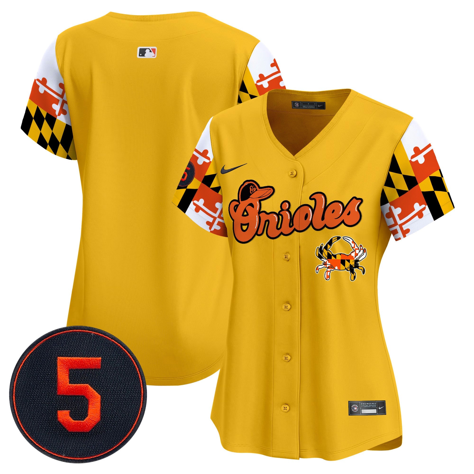 Women’s Baltimore Robinson Patch Vapor Premier Limited Jersey V7