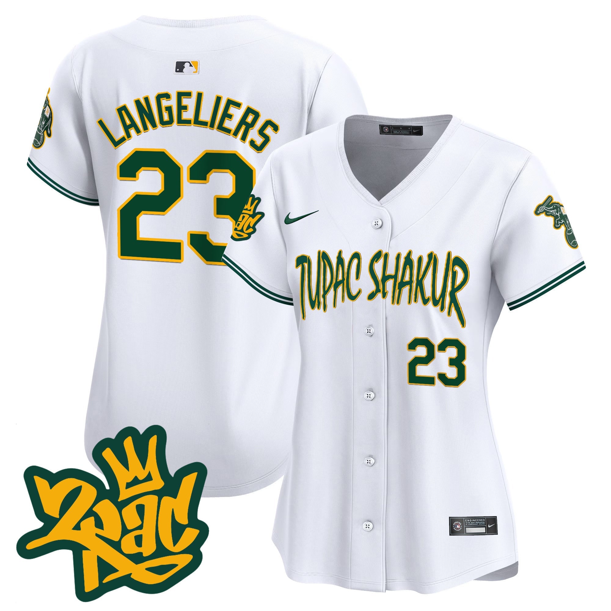 Women’s Oakland Tupac Shakur Vapor Premier Limited Jersey