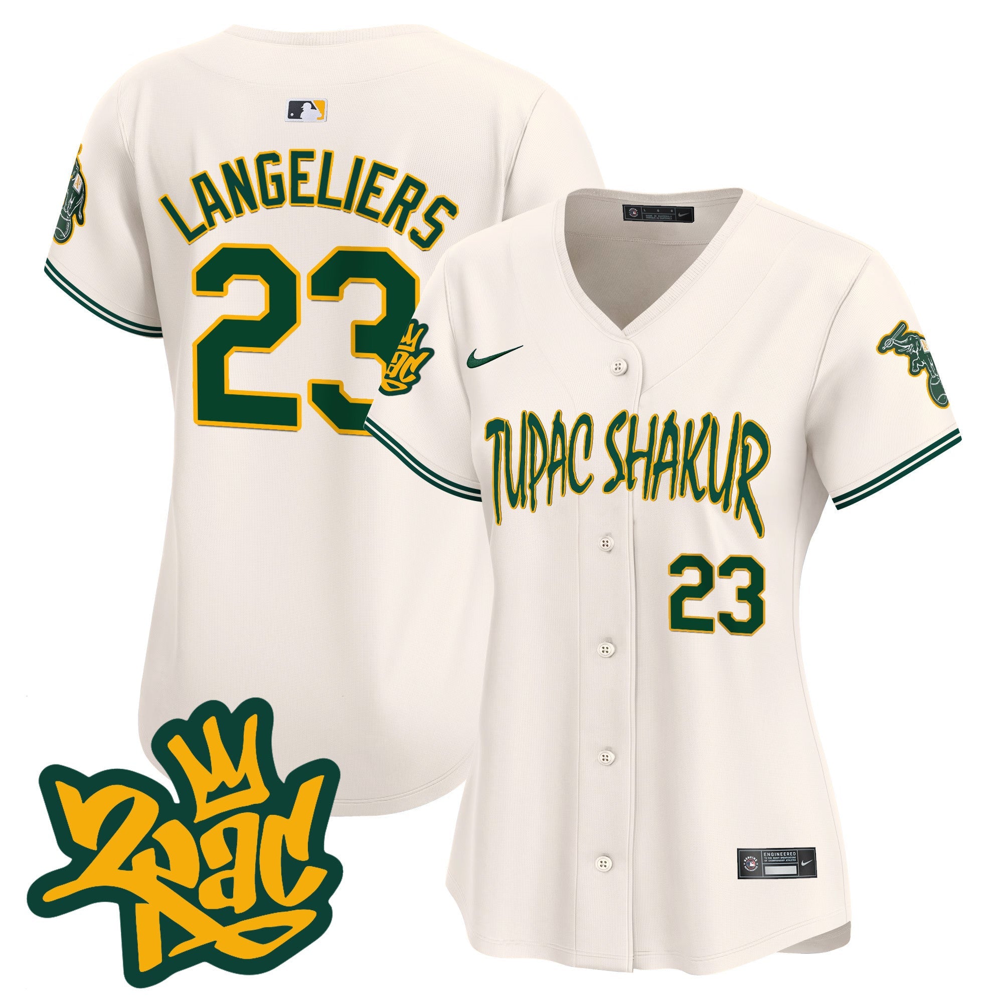 Women’s Oakland Tupac Shakur Vapor Premier Limited Jersey
