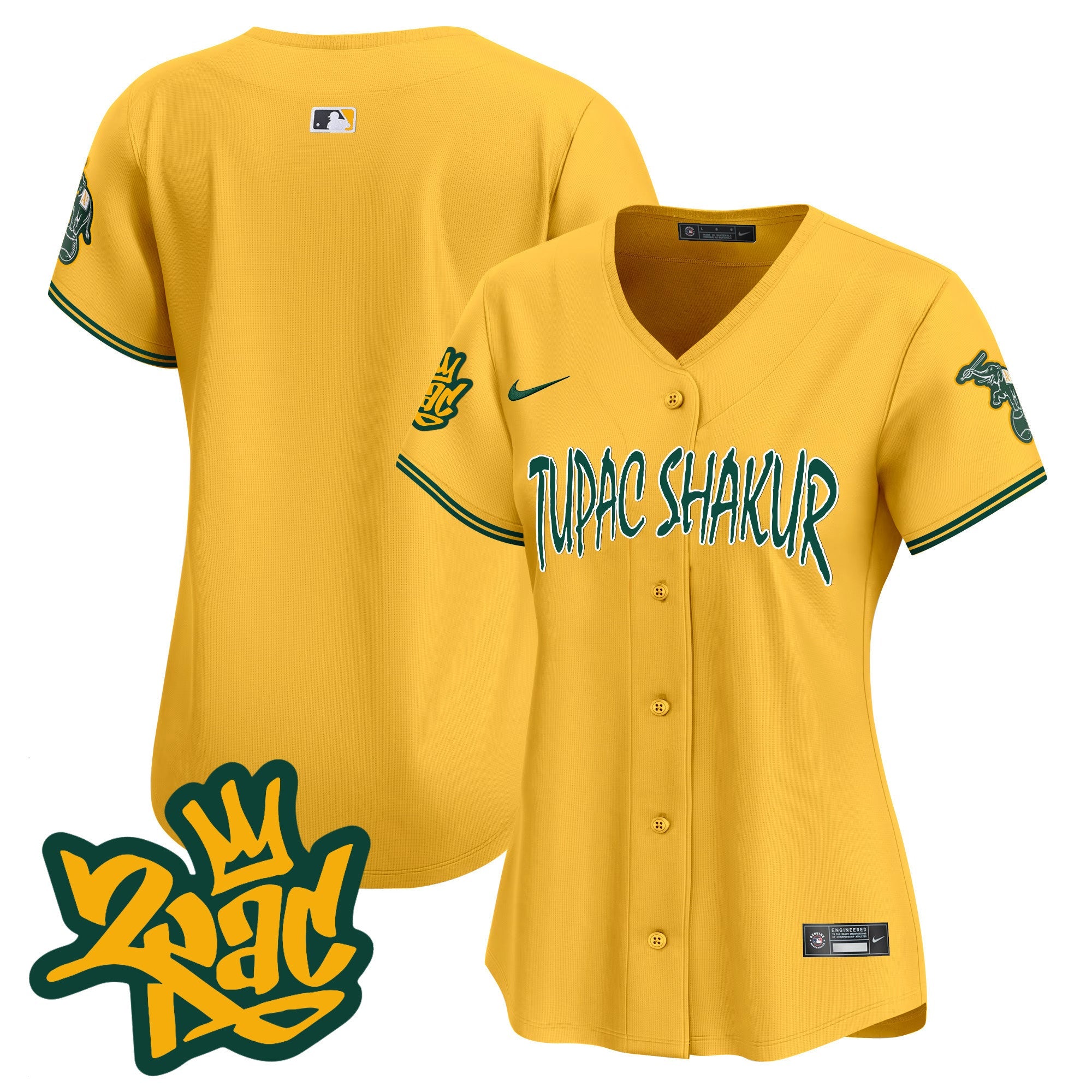Women’s Oakland Tupac Shakur Vapor Premier Limited Jersey