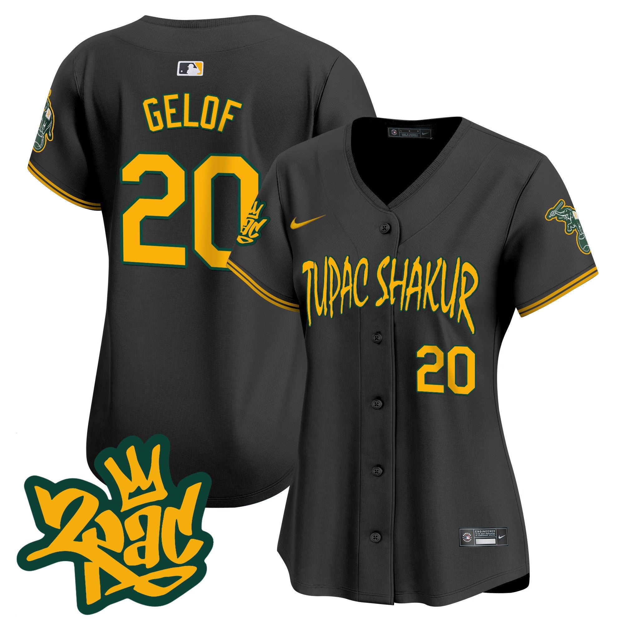Women’s Oakland Tupac Shakur Vapor Premier Limited Jersey