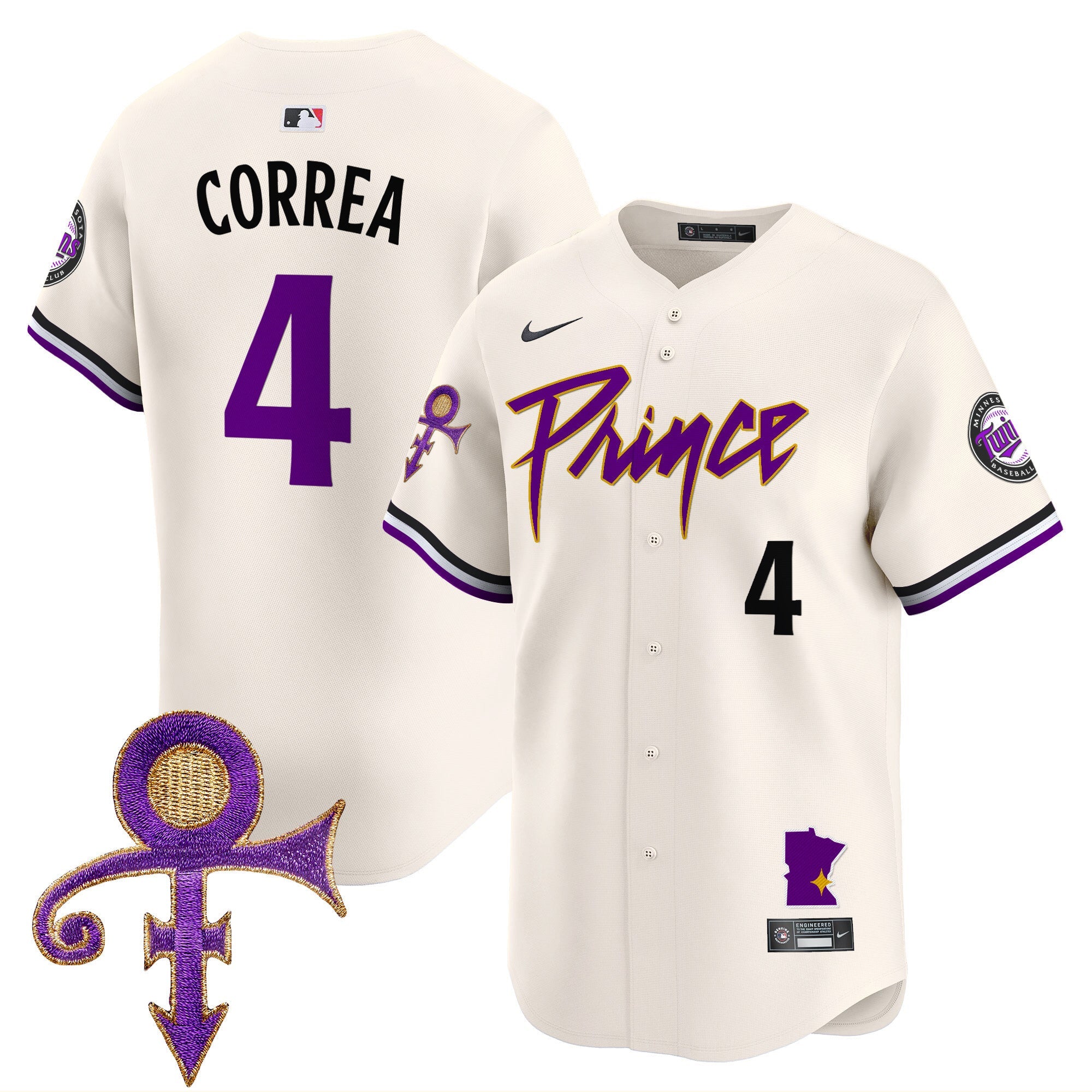 Men’s Minnesota Prince Patch Vapor Premier Limited Jersey V2