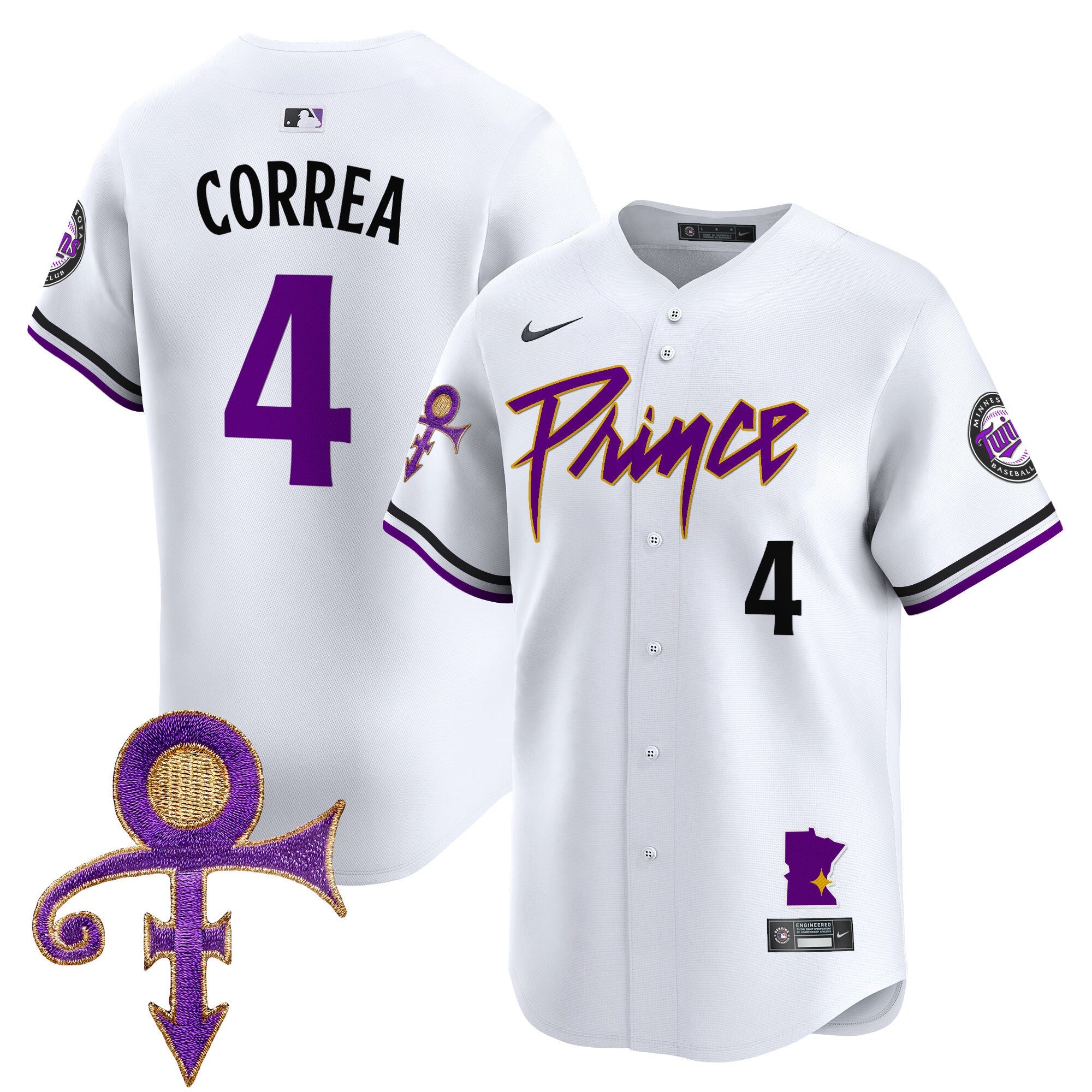 Men’s Minnesota Prince Patch Vapor Premier Limited Jersey V2
