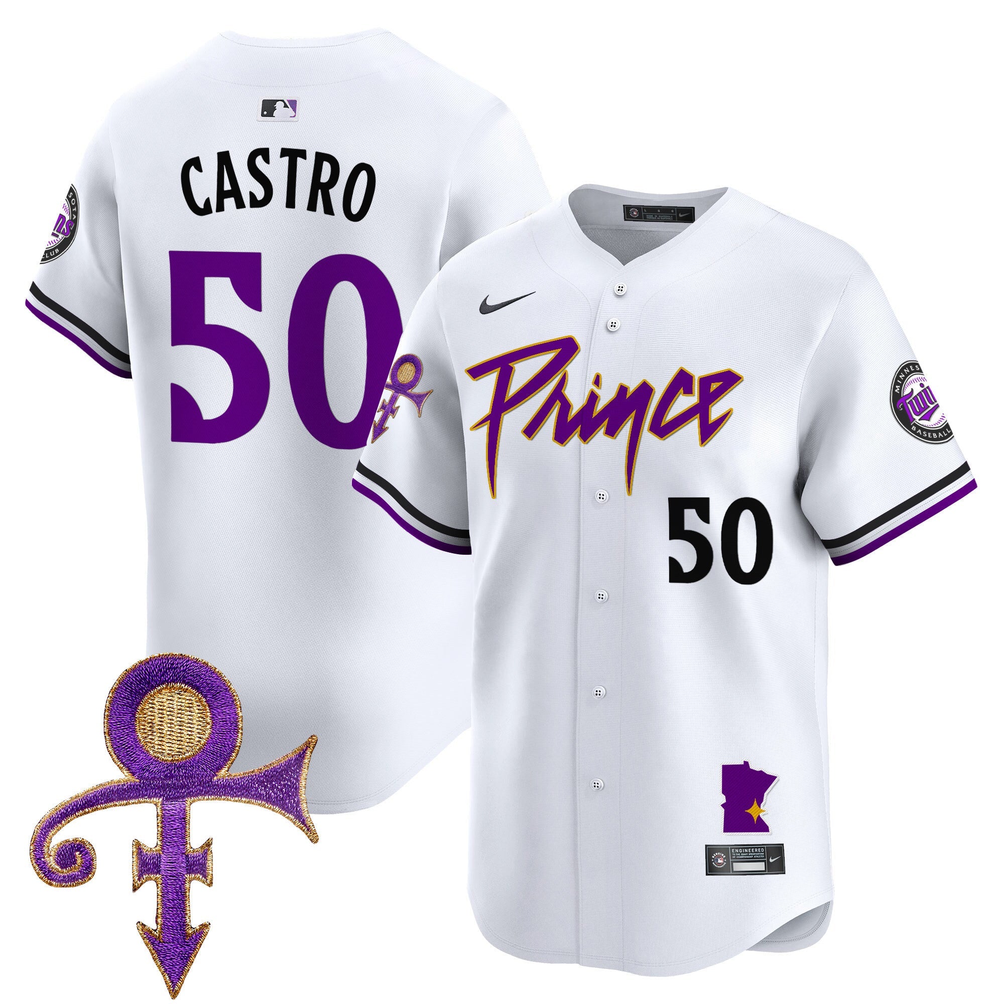 Men’s Minnesota Prince Patch Vapor Premier Limited Jersey V2