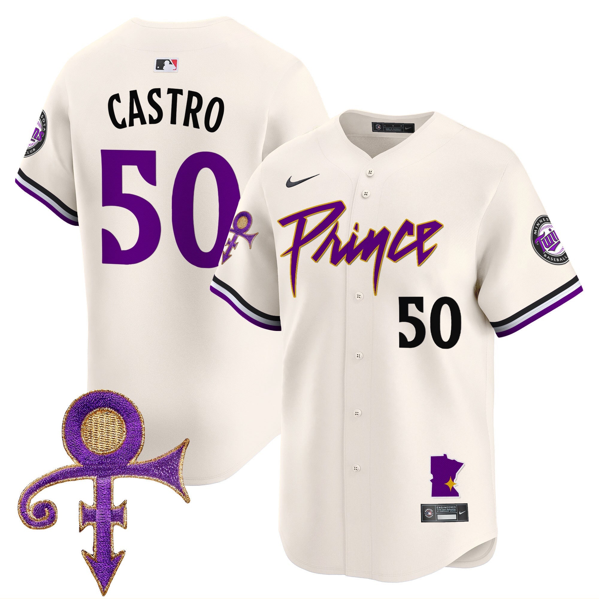 Men’s Minnesota Prince Patch Vapor Premier Limited Jersey V2