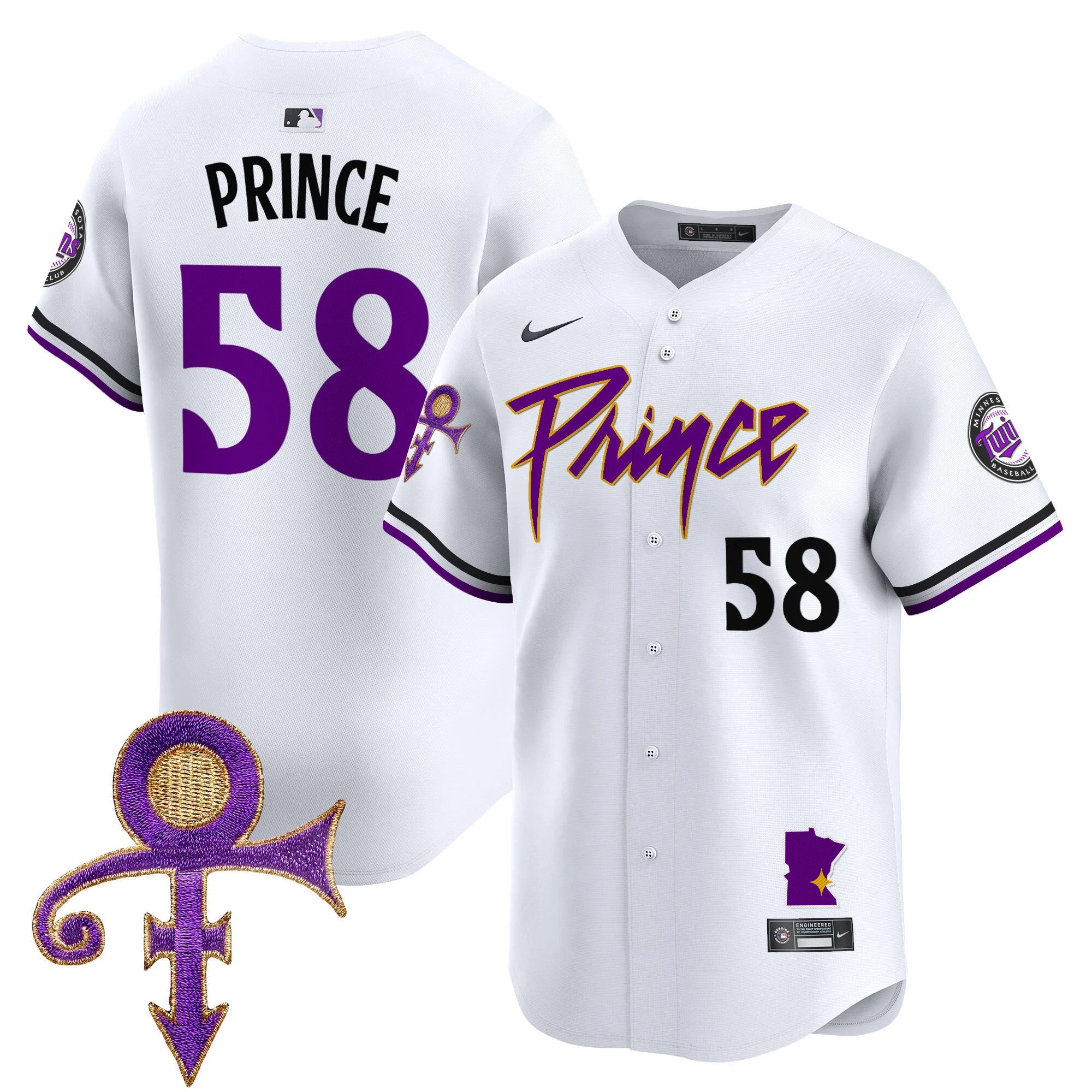 Men’s Minnesota Prince Patch Vapor Premier Limited Jersey V2
