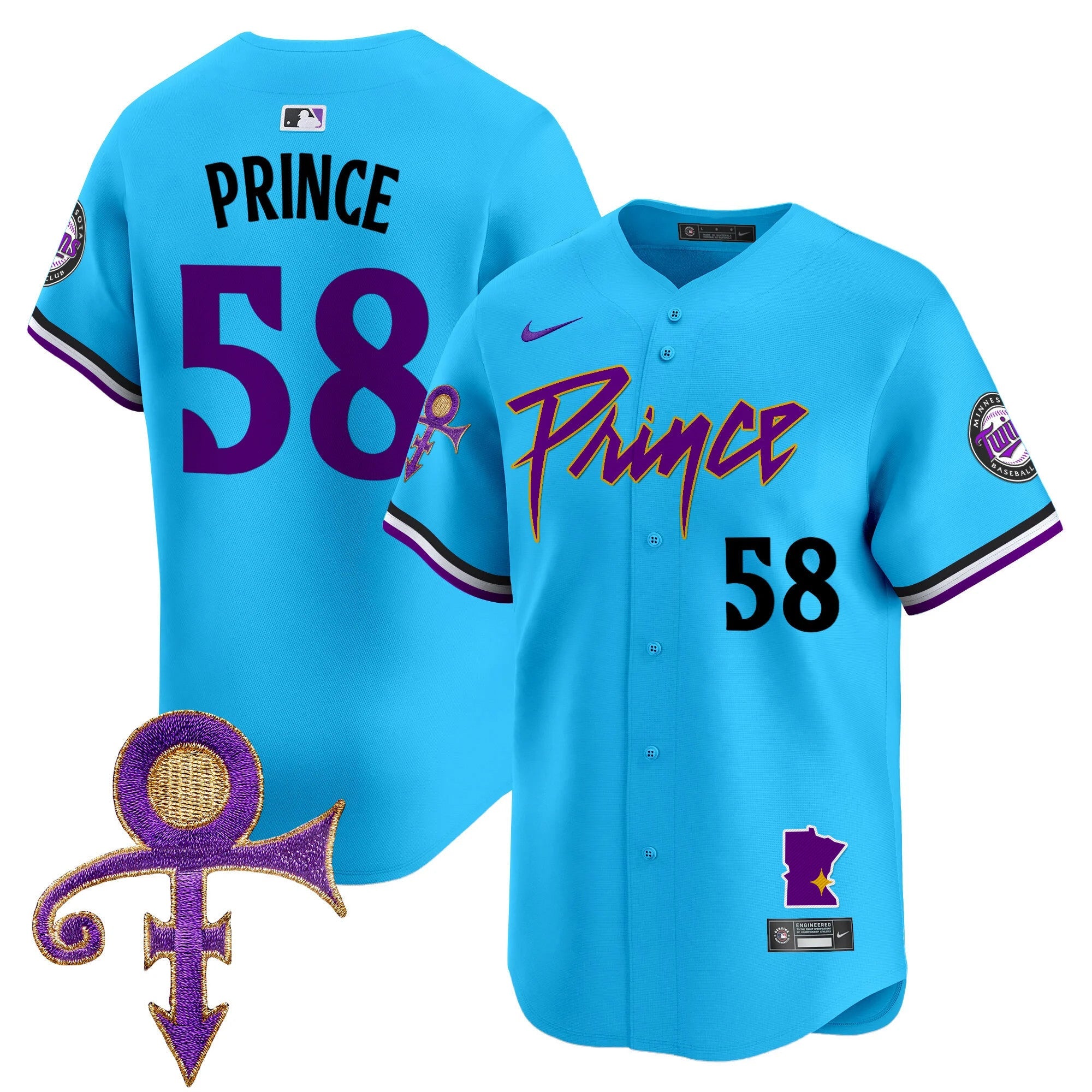 Men’s Minnesota Prince Patch Vapor Premier Limited Jersey V2
