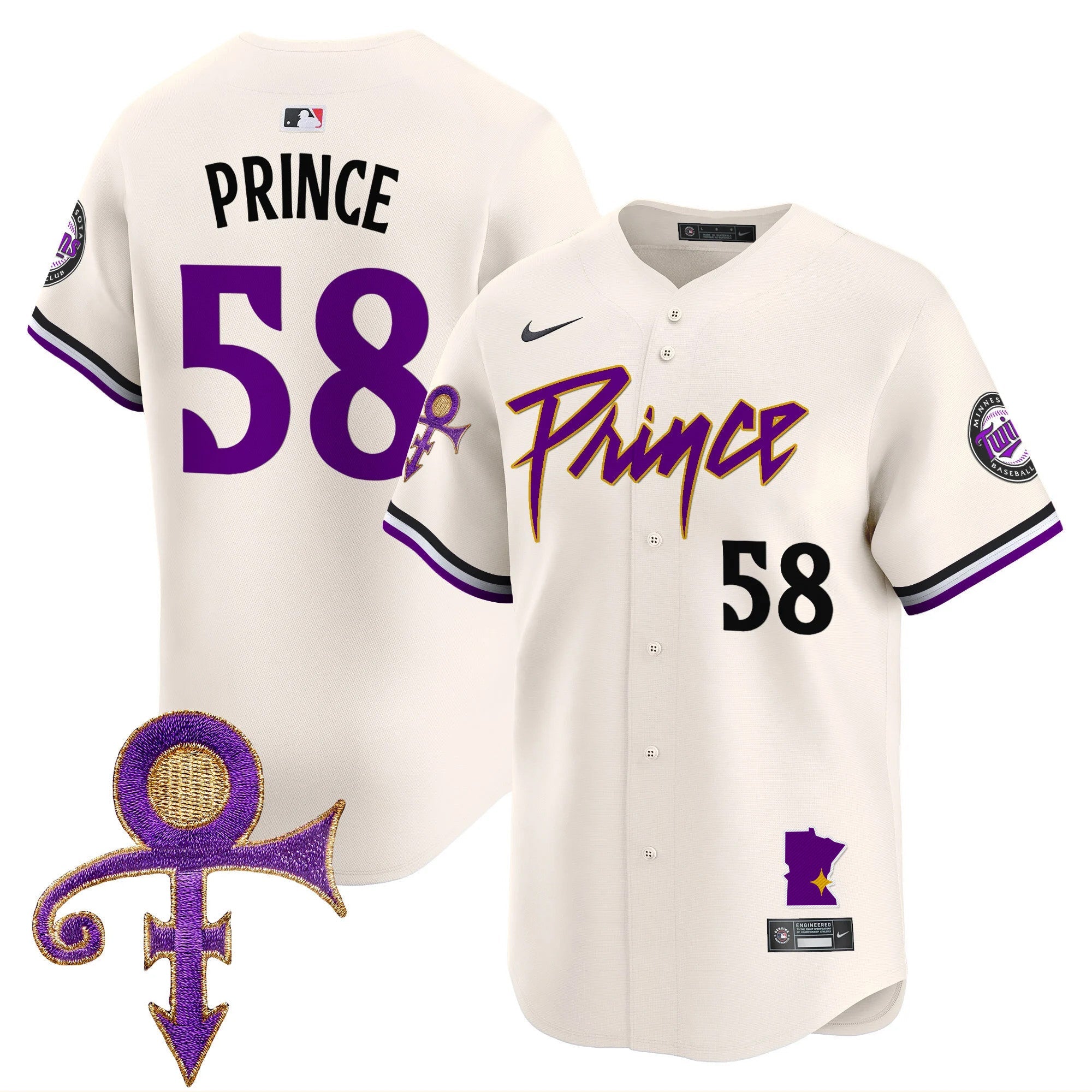 Men’s Minnesota Prince Patch Vapor Premier Limited Jersey V2