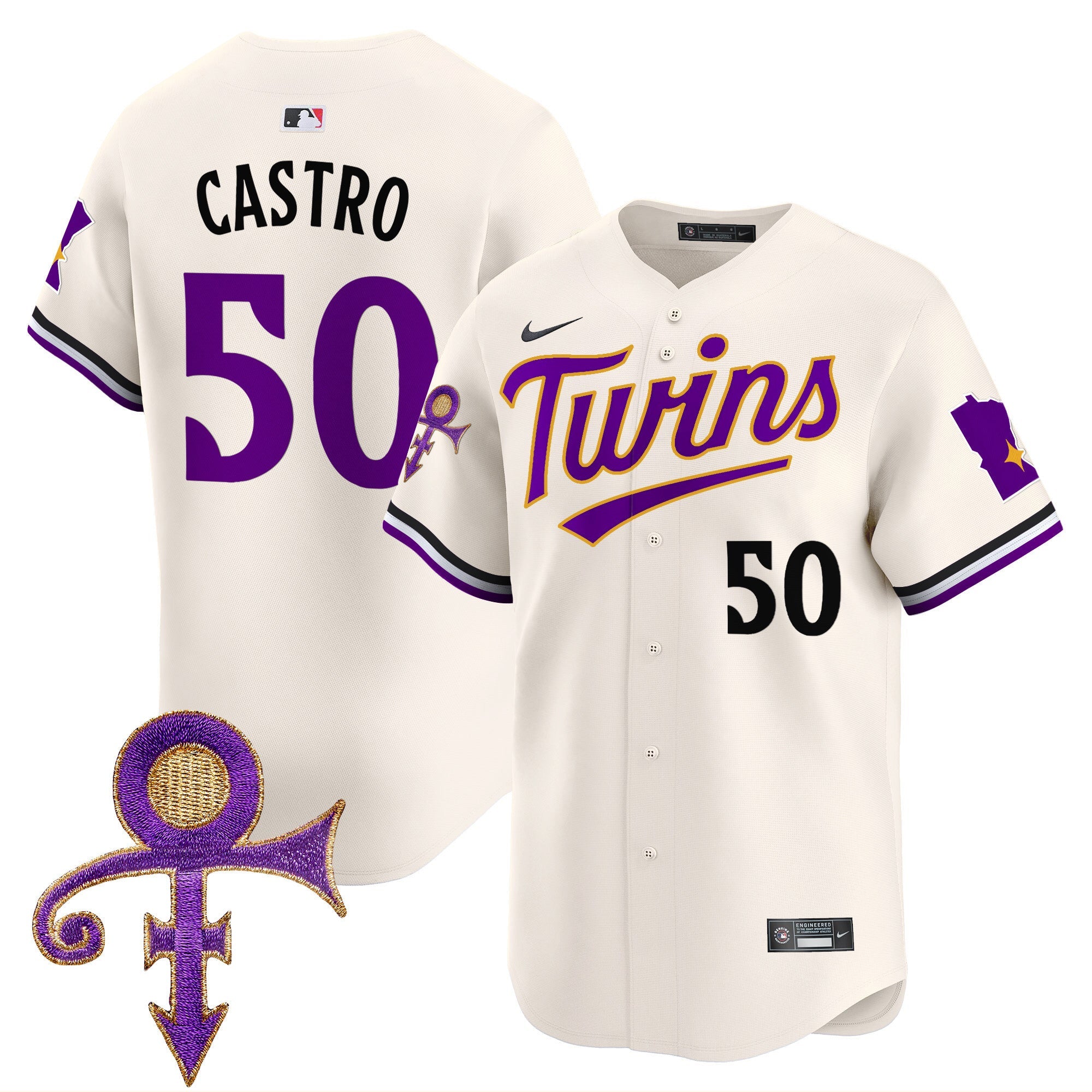Men’s Minnesota Prince Patch Vapor Premier Limited Jersey V3